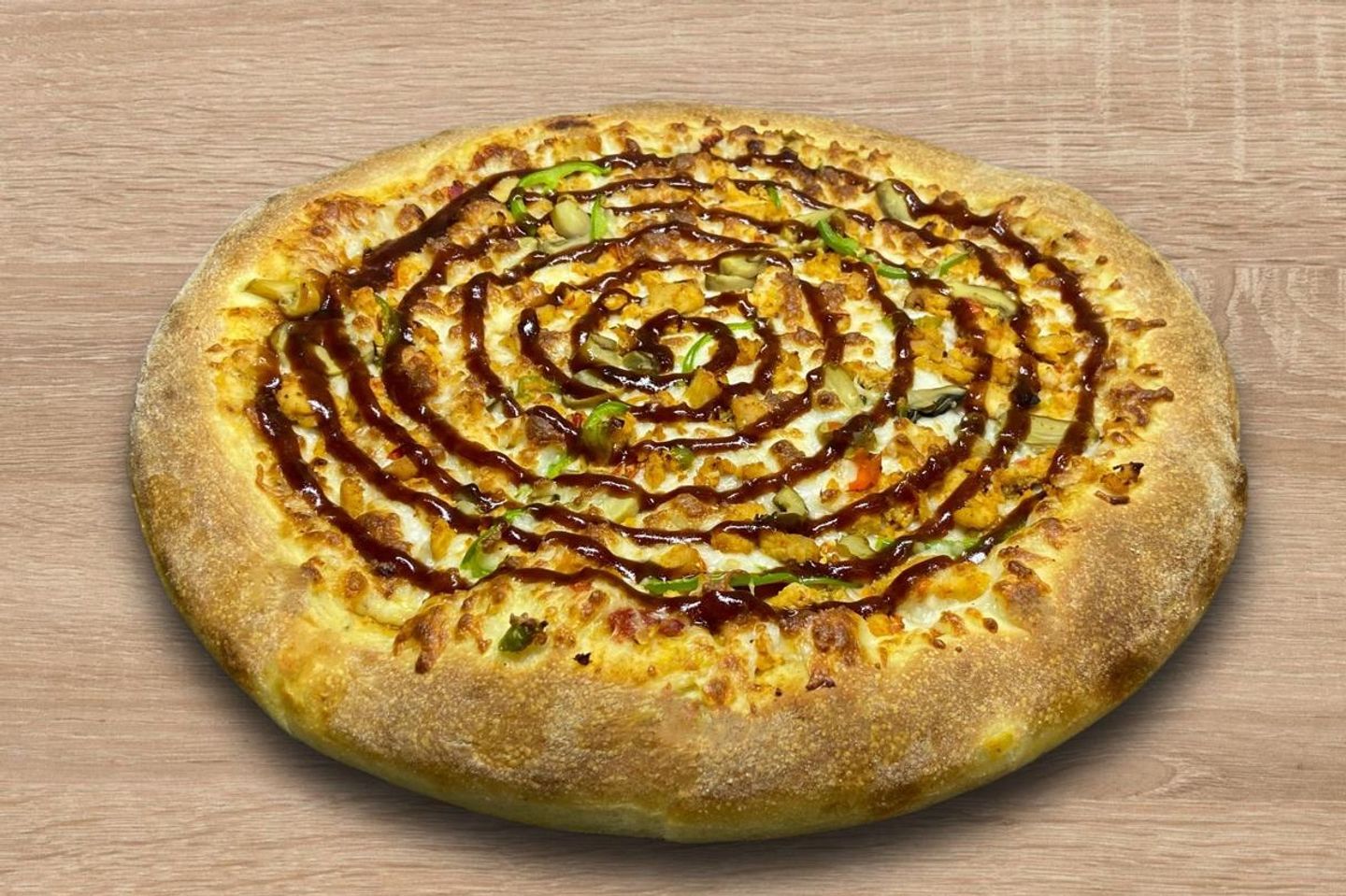 بيتزا باربكيو دجاج - وسط