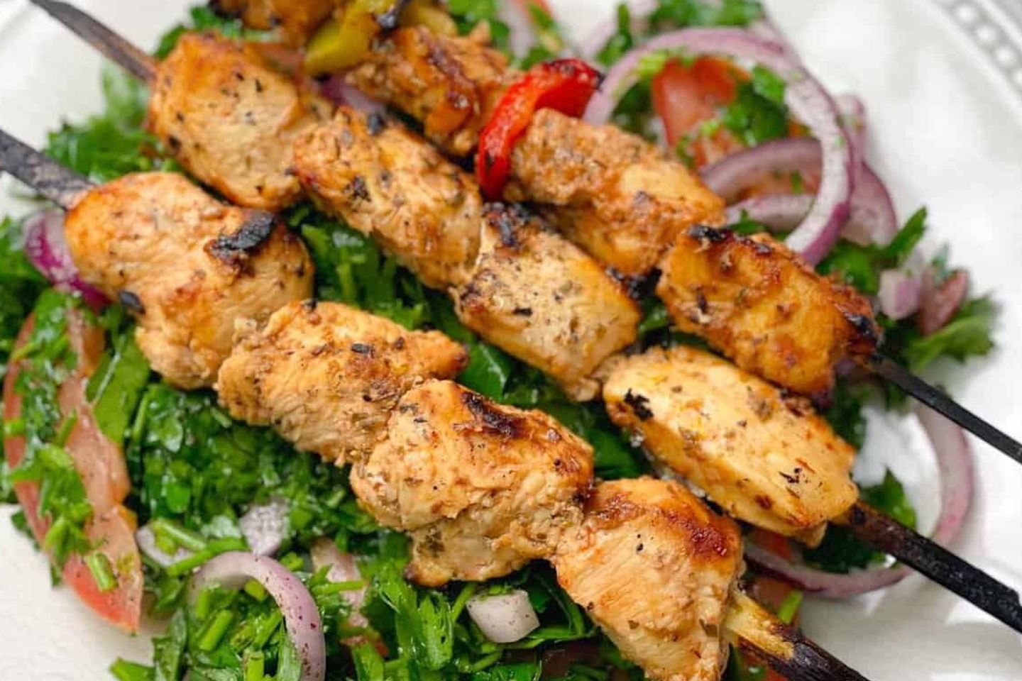 Tawook Plate - One Kilo   10 Skewers