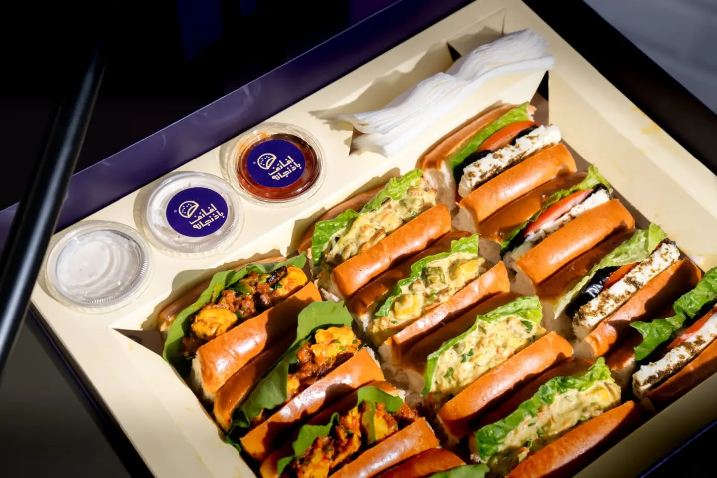 ميني ساندوتش بخبز البريوش - كبير