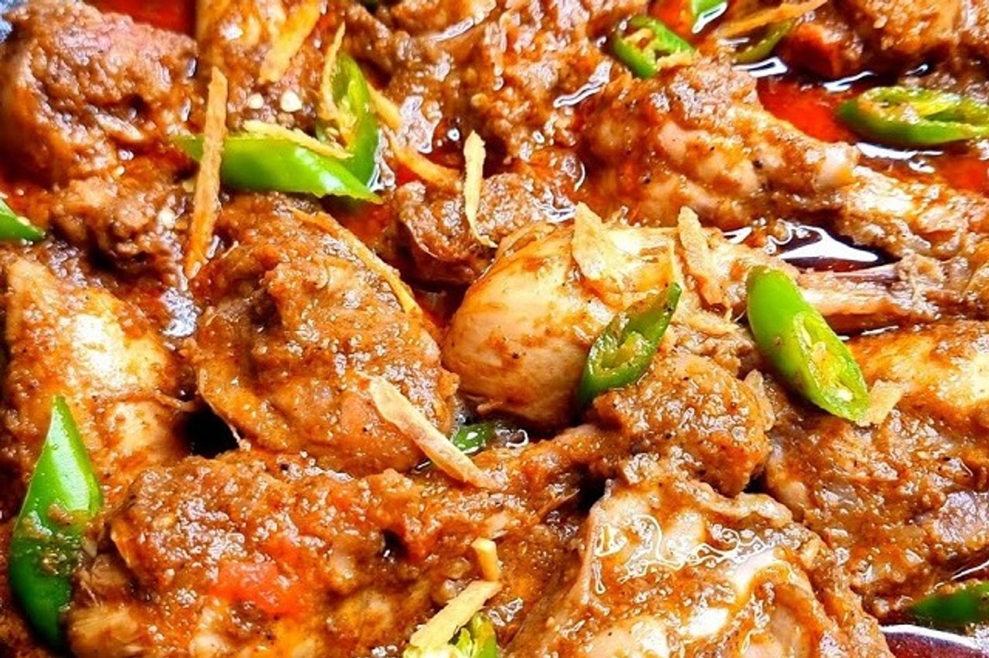 دجاج كراهي - نصف