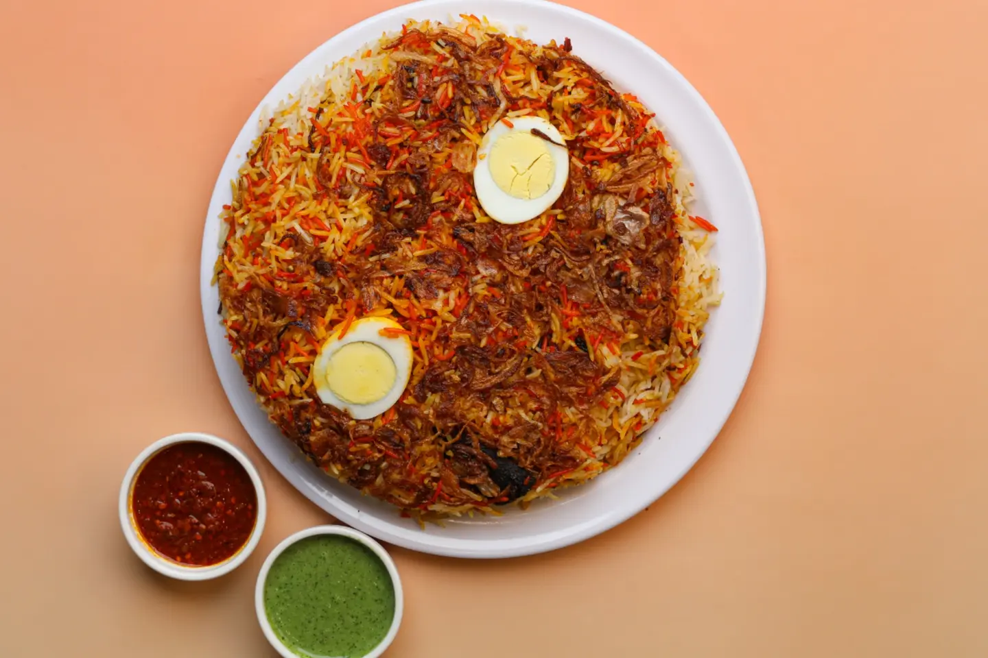مقلوبة دجاج برياني - ربع
