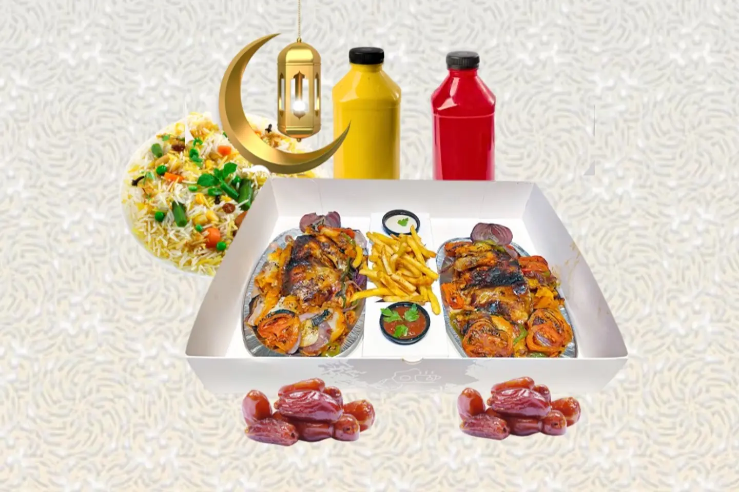 بوكس دجاج فرن - نصف حبة