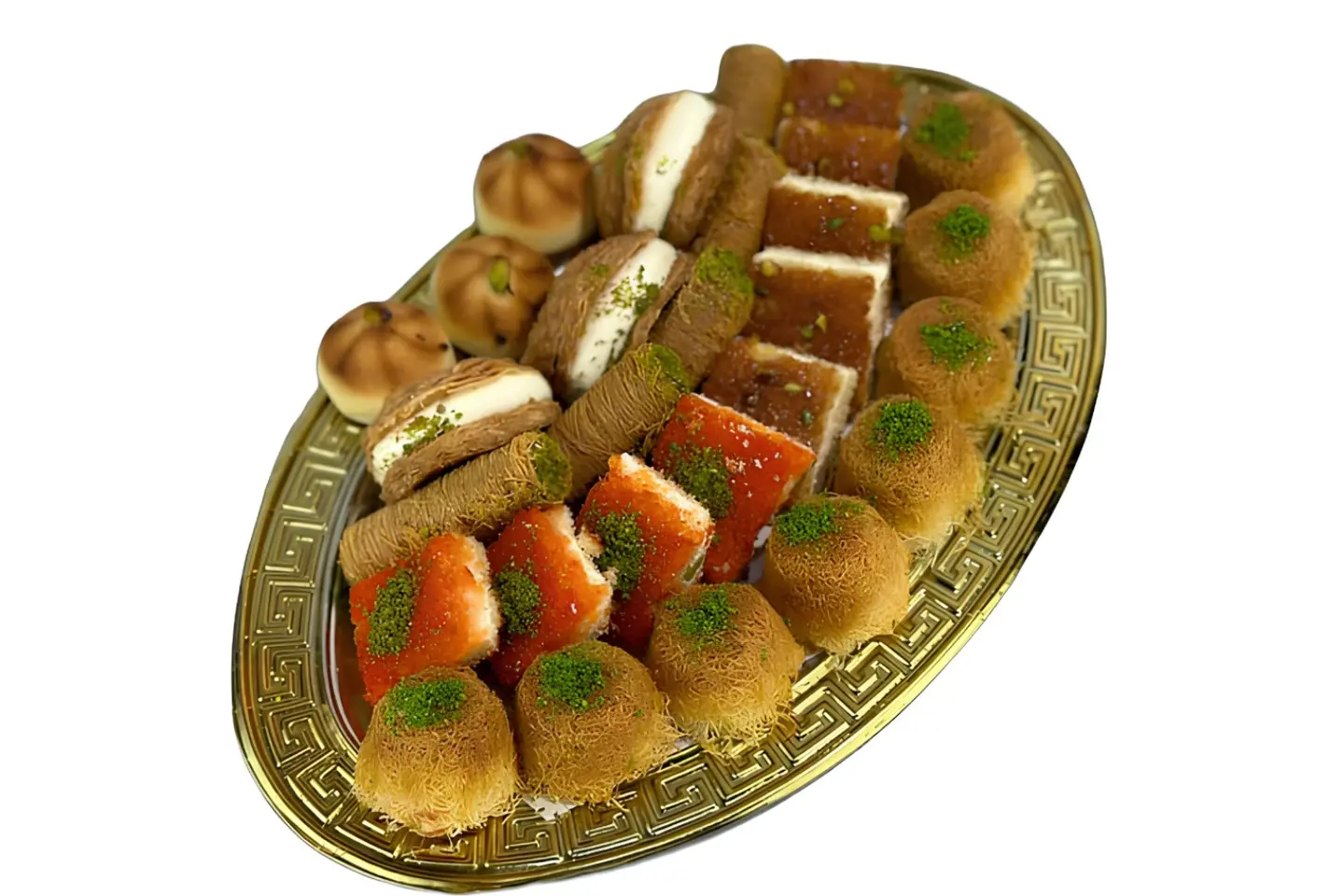 تشكيلة حلويات عربية قشطيات - نص كيلو
