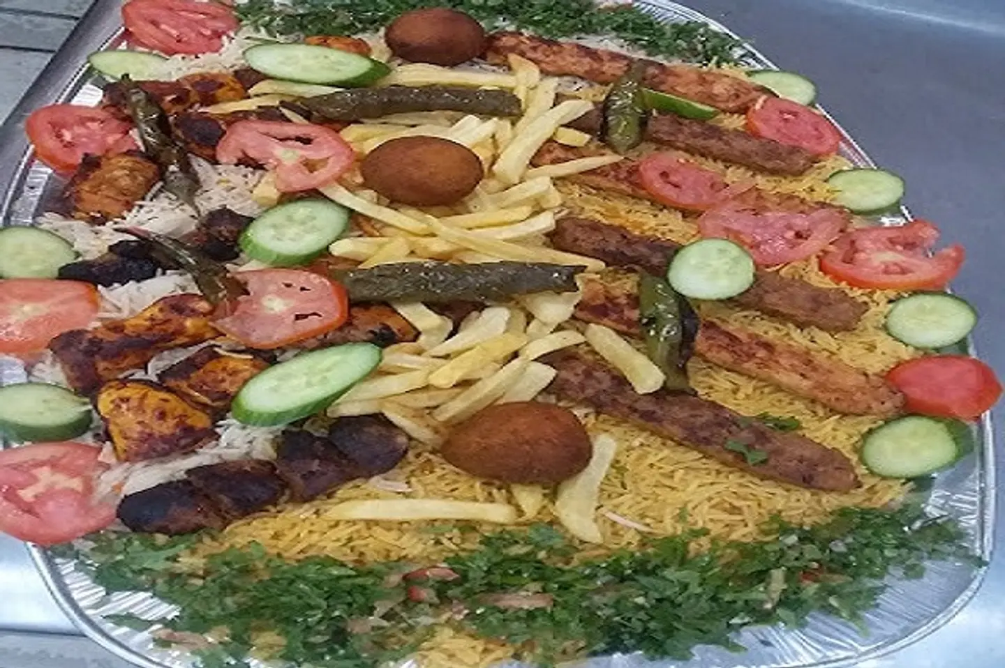 Super Royal Damascus Pride Mix Grill - Sixteen Skewers Of Mixed Grills Damascus Pride Super Royal