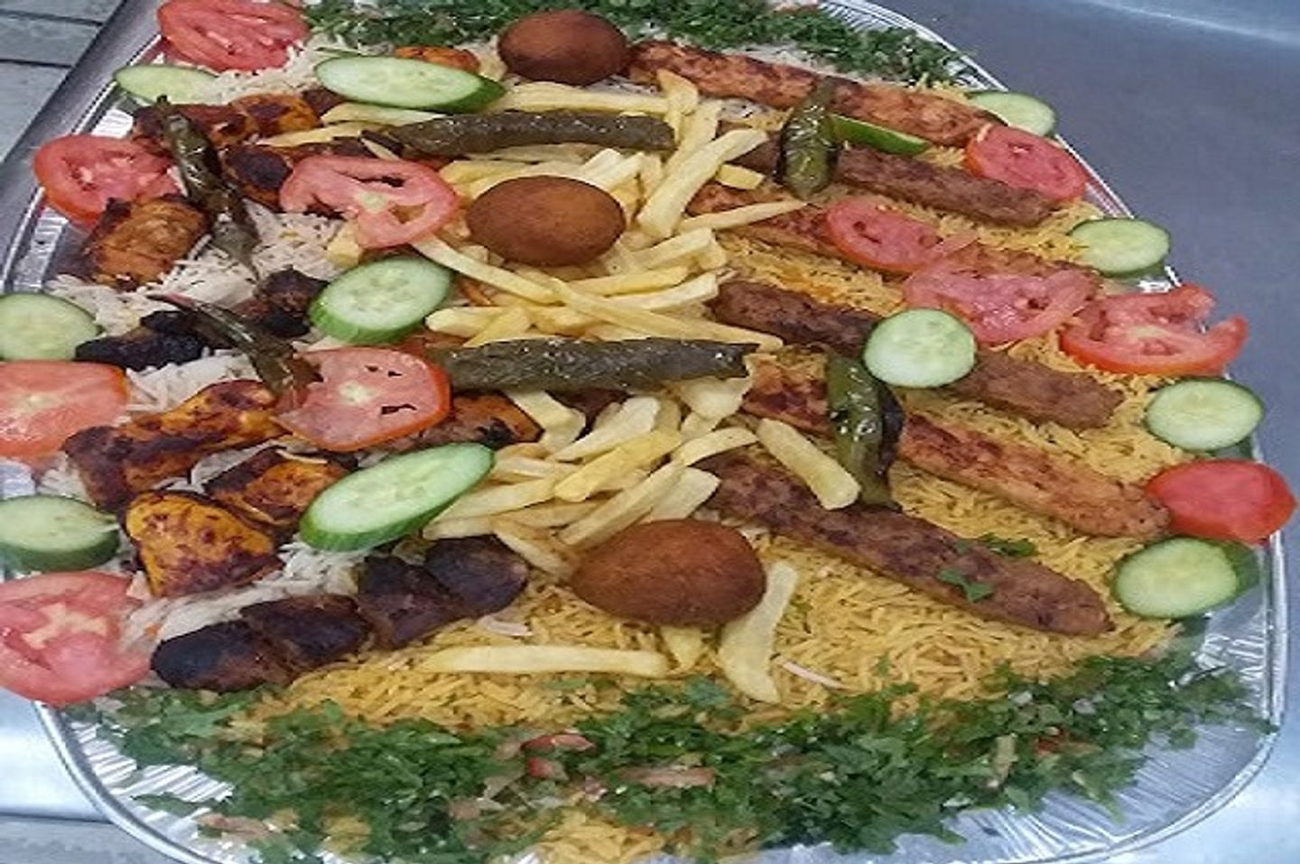 Super Royal Damascus Pride Mix Grill - Sixteen Skewers Of Mixed Grills Damascus Pride Super Royal