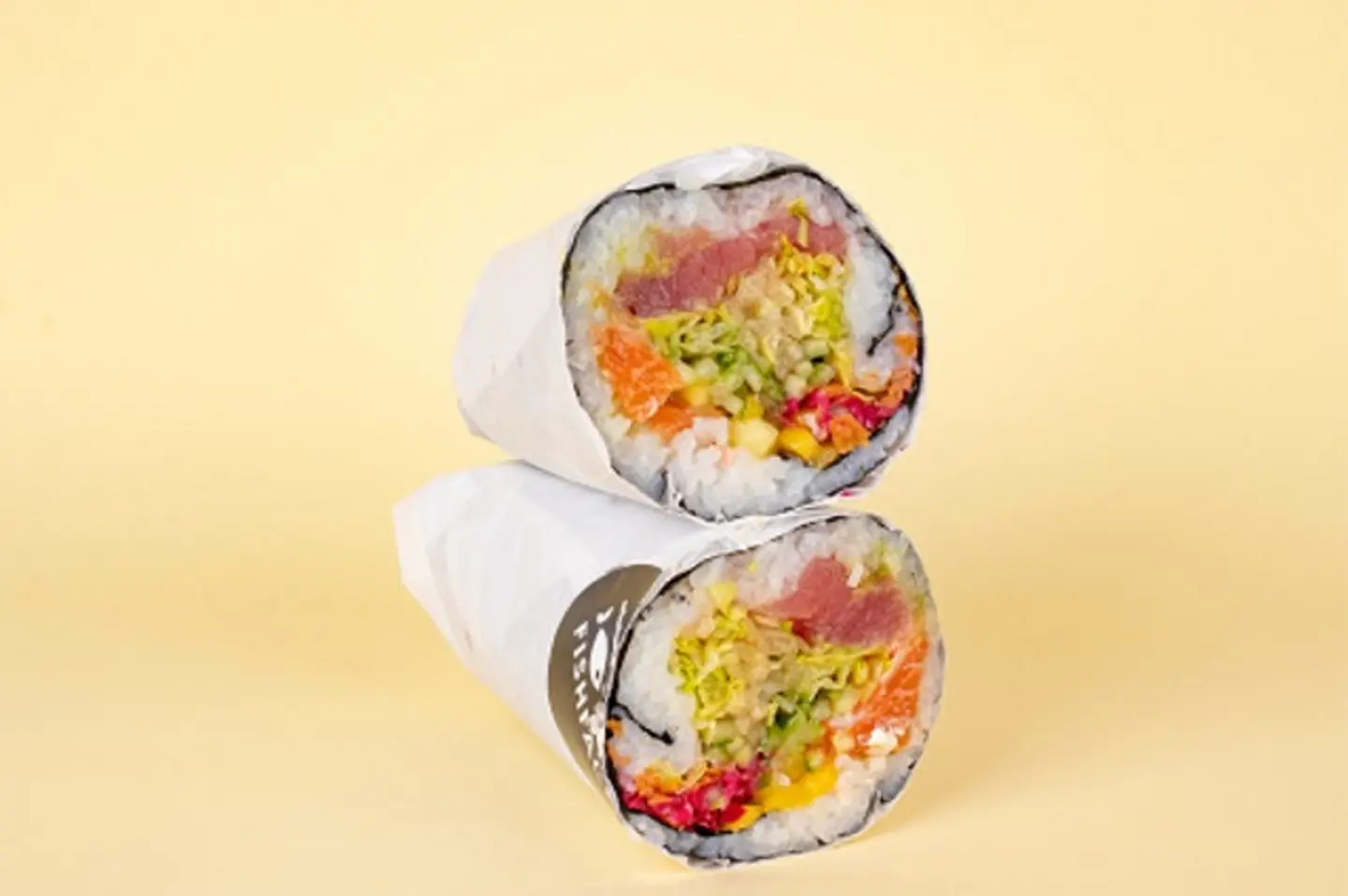 Salmon Tuna Sashimi Burrito - Large