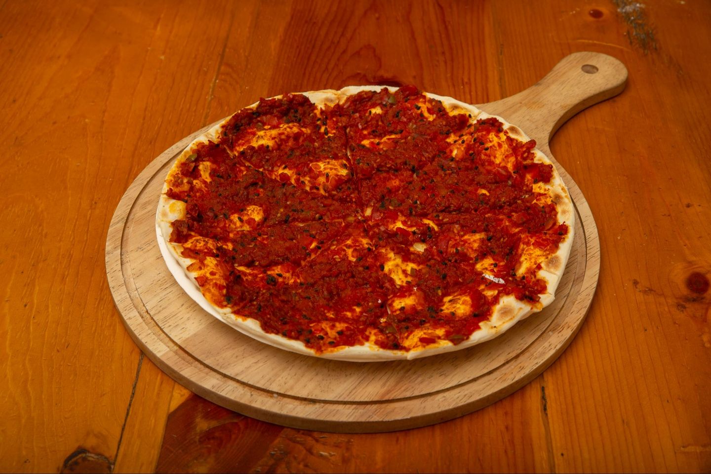 Muhammara Pie - Muhammarah With Meat And Cheese