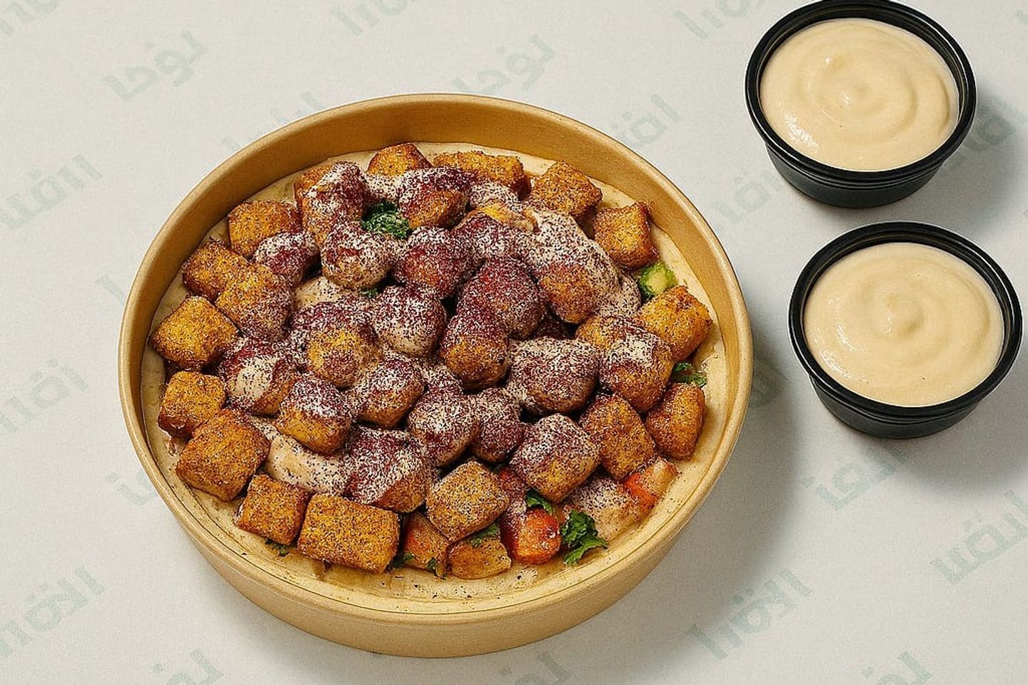Falafel Fattah With Vegetables - Medium
