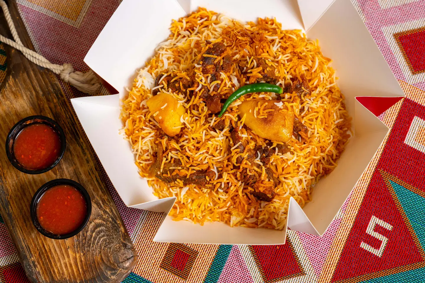 Meat Biryani - Medium Meat Biryani