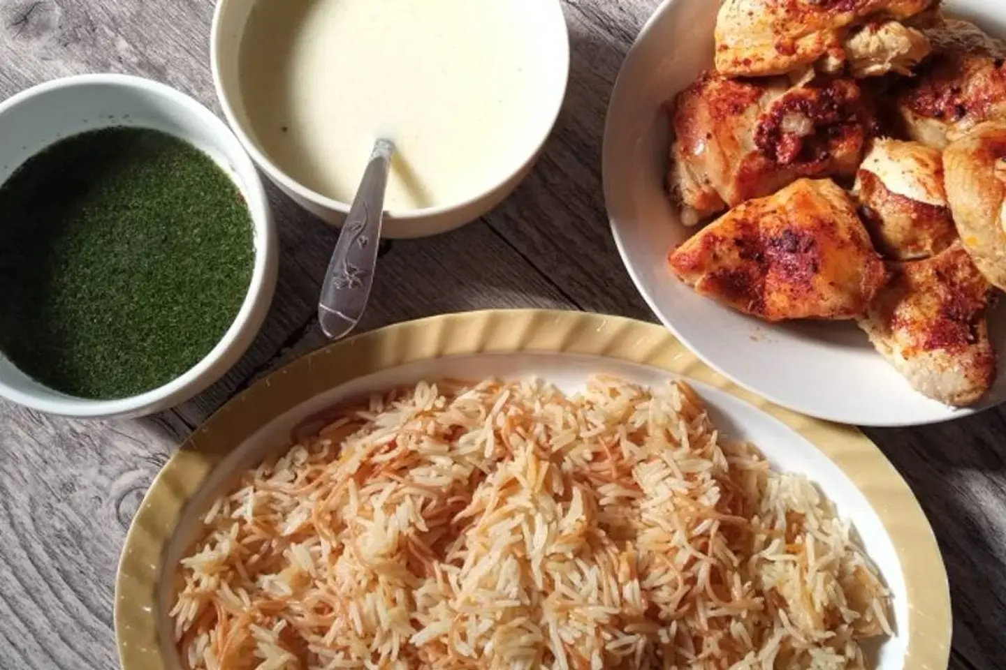 فراخ مشوية فرن - ربع