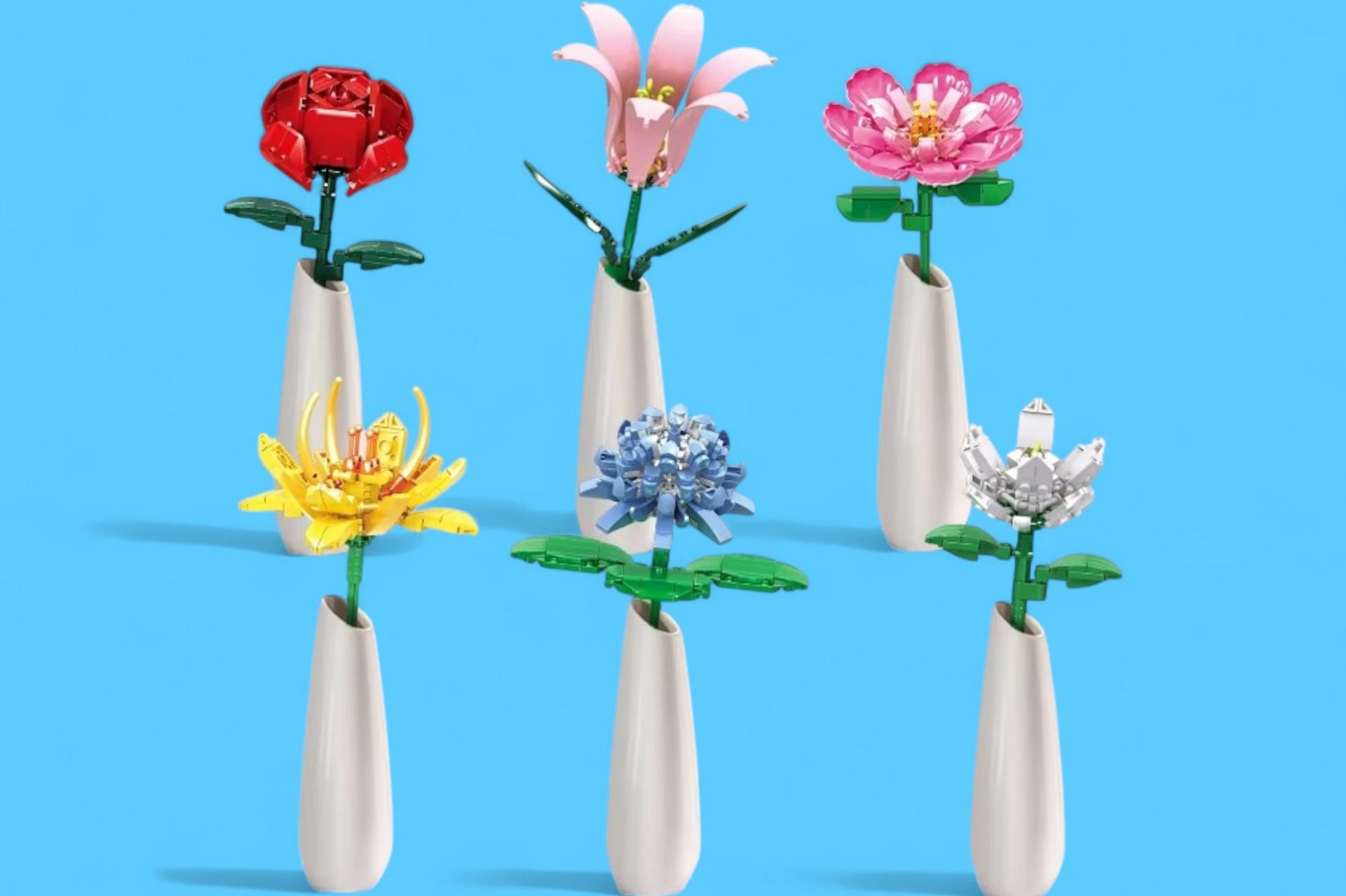 Single Lego Flower 0269 - Light Pink Rose