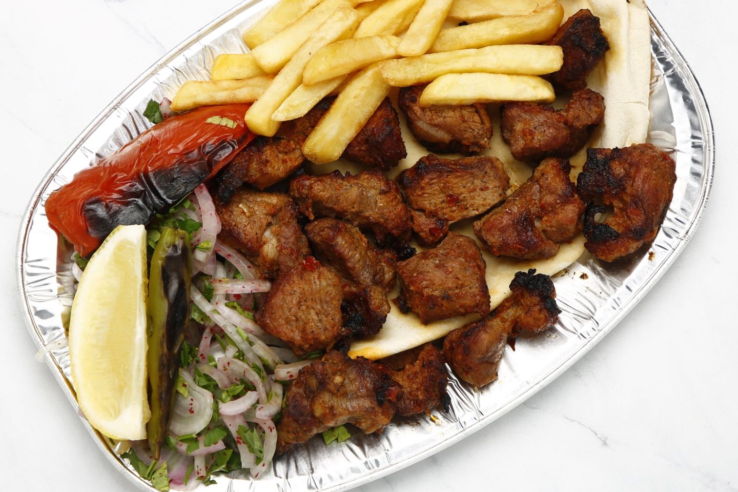 Meat Skewers Sandwich - Small