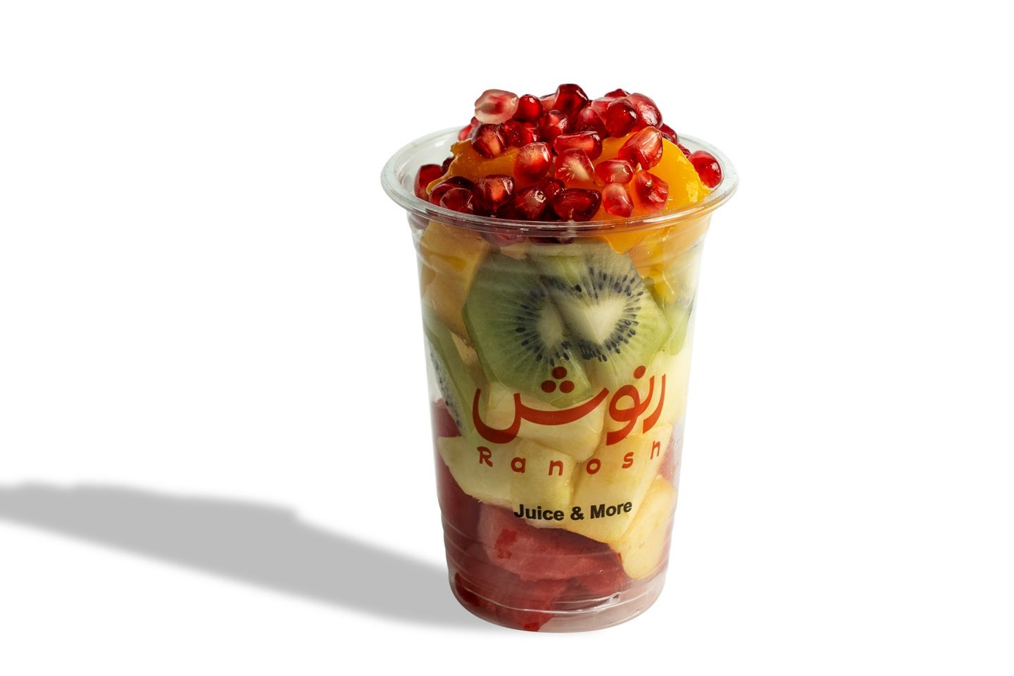 سلطة فواكه مشكلة - وسط