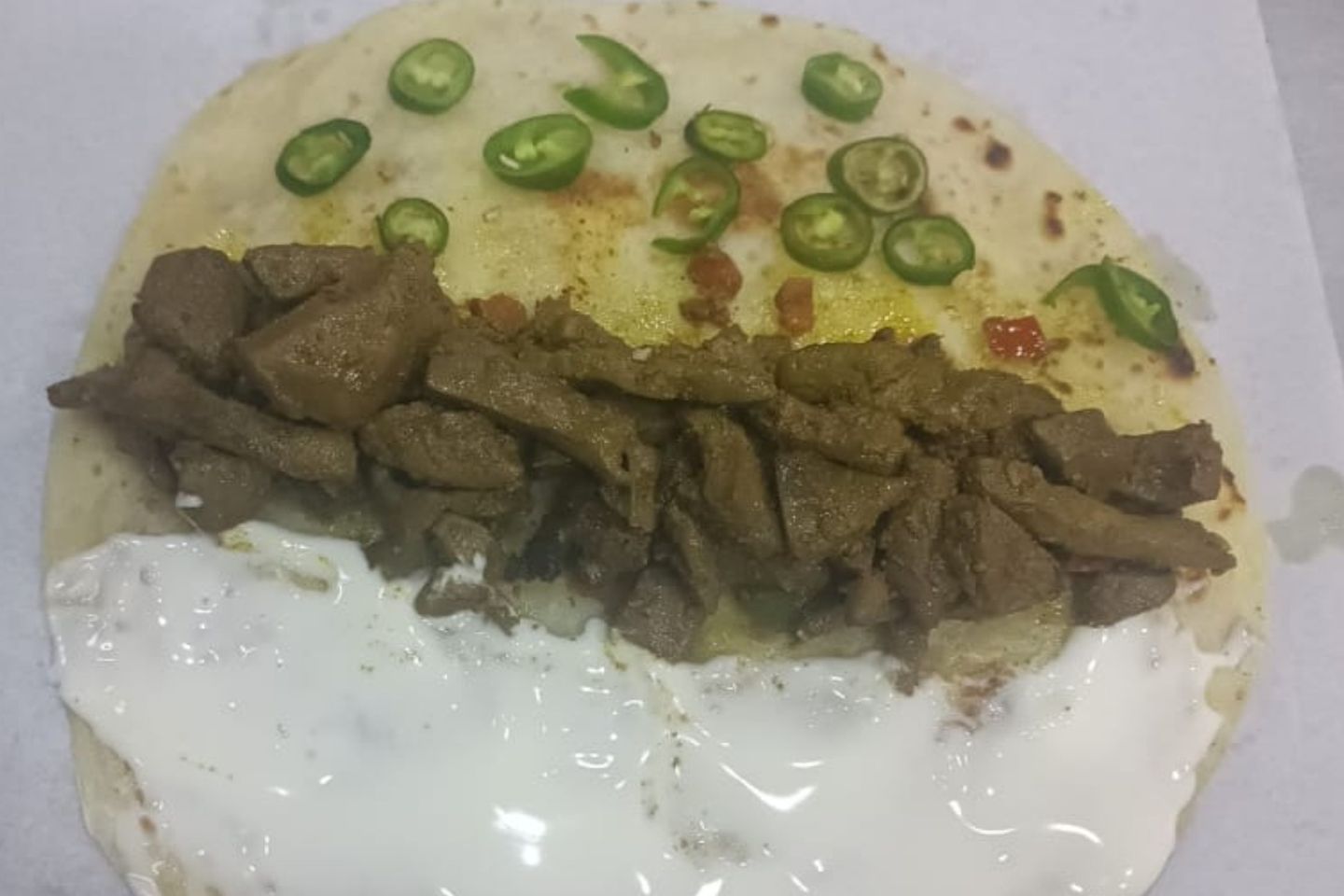 Liver Indian Bread - Lamb Liver