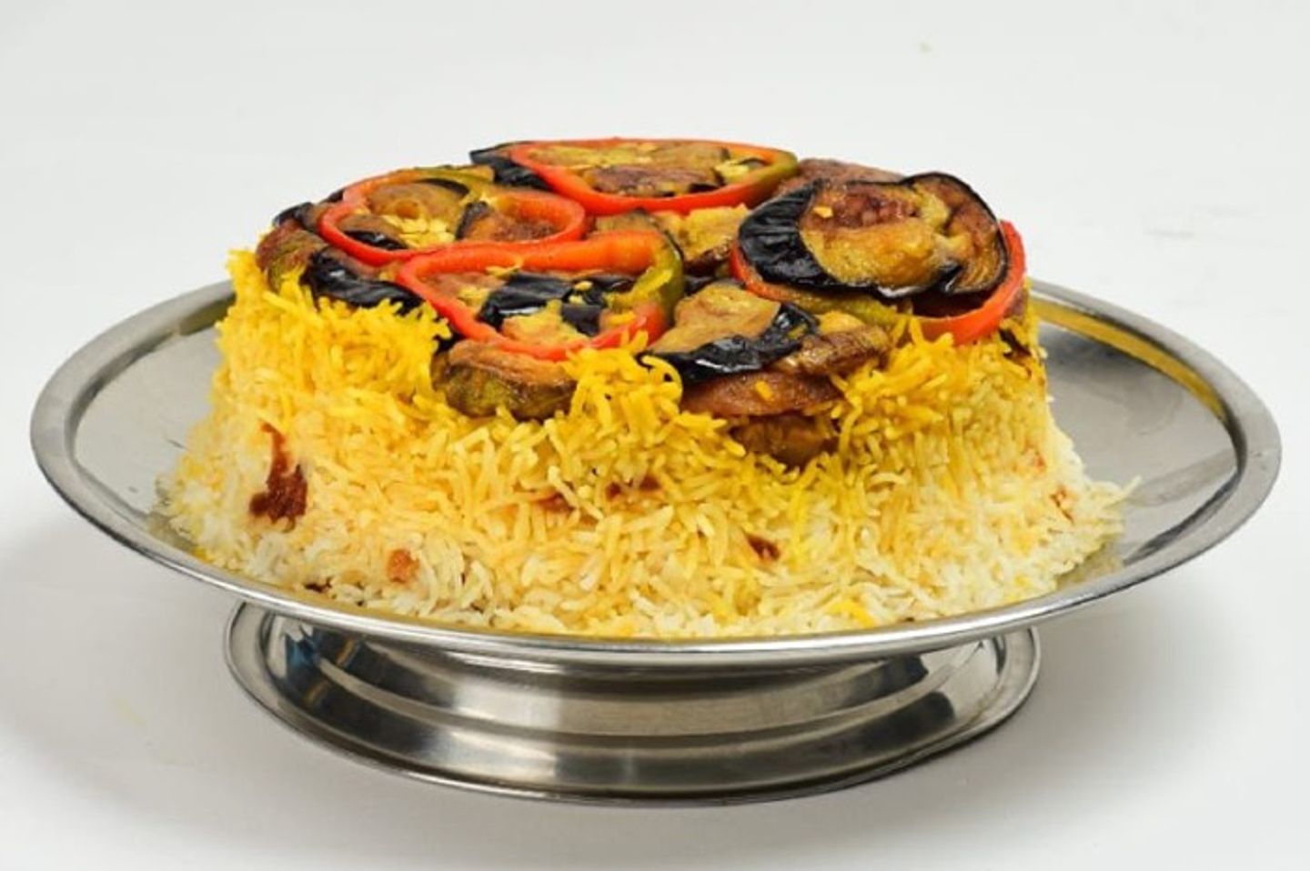 دجاج مقلوبة - نصف مقلوبة