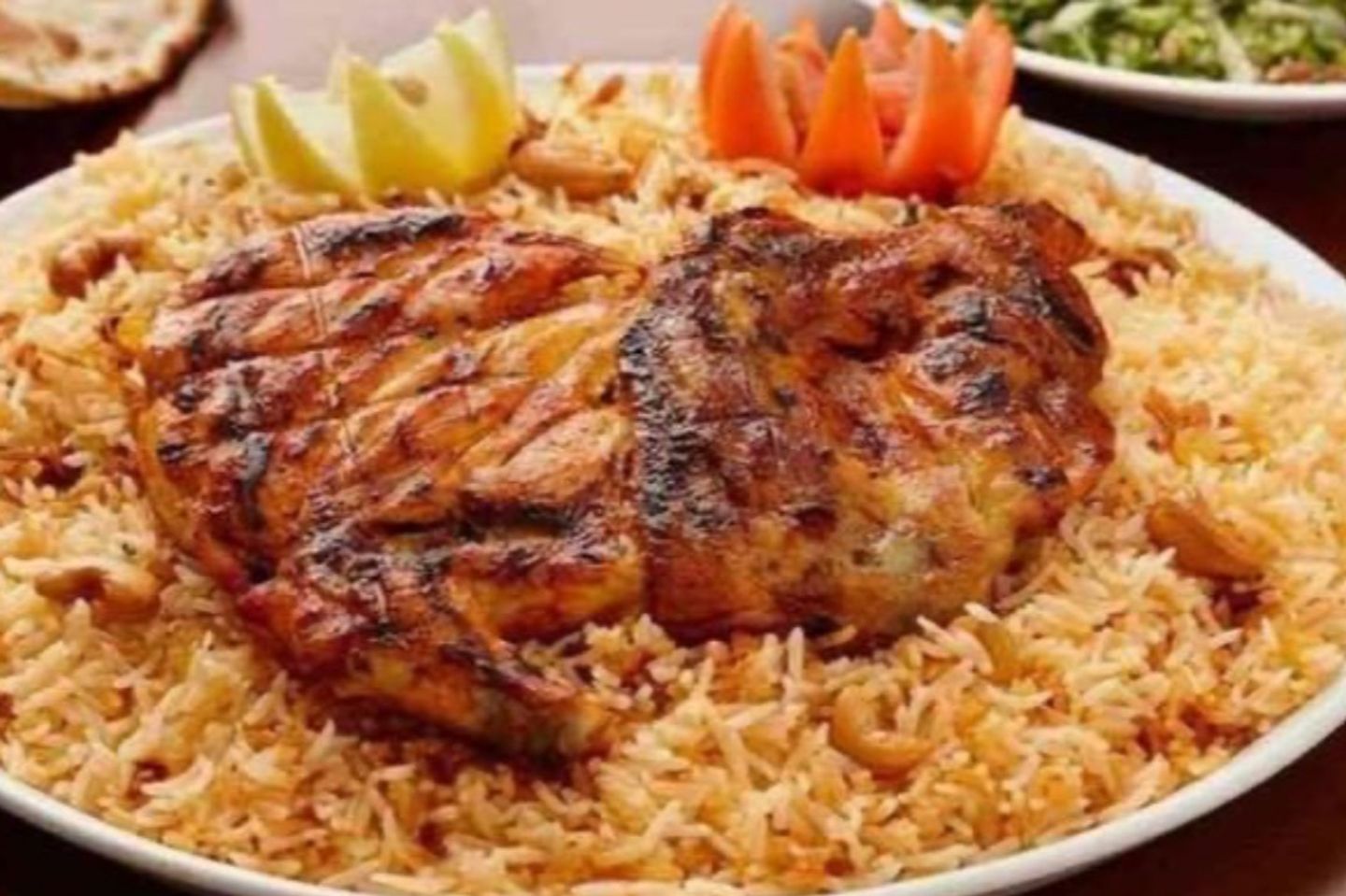 نص دجاج مظبي - نص دجاج مضبي رز بشاور