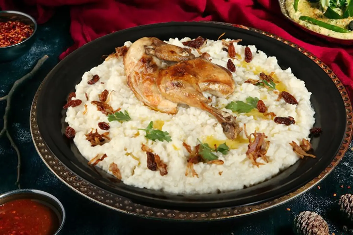 دجاج سليق طائفي بالسمن البري - نص حبة سليق طائفي بالسمن البري