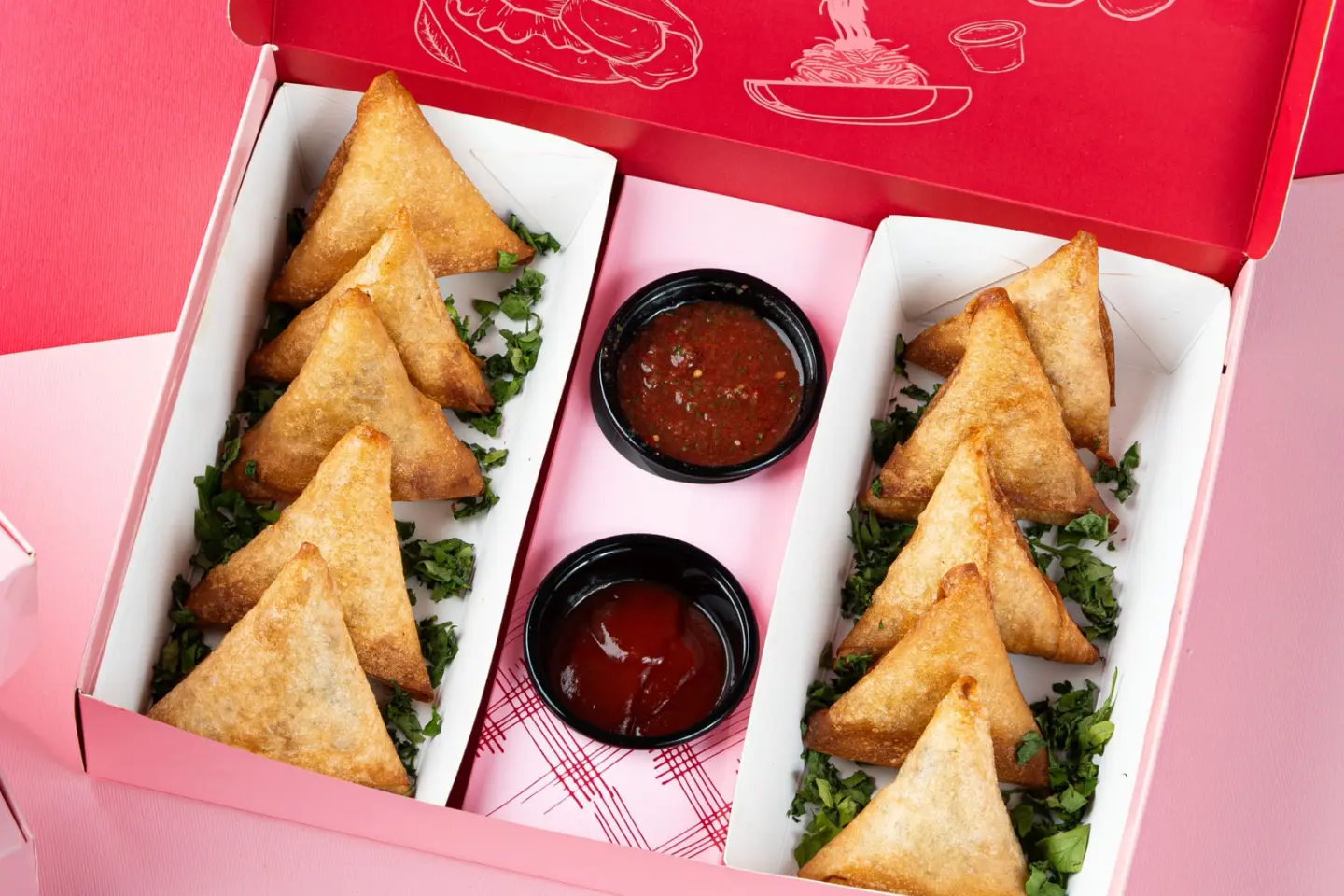 Feta Cheese Sambosa - 10 Pcs