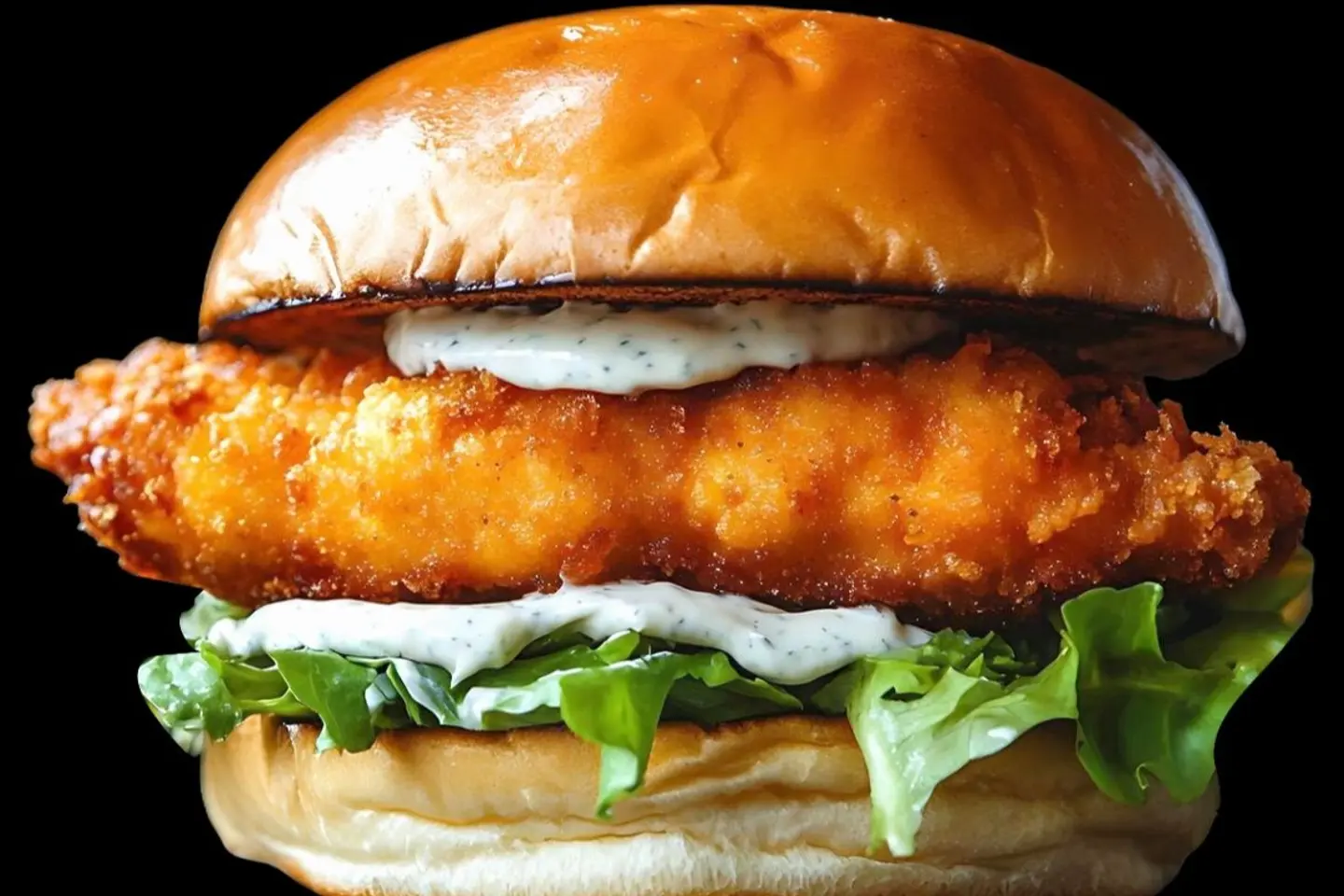 Fish Crispy Burger - Without Cheese