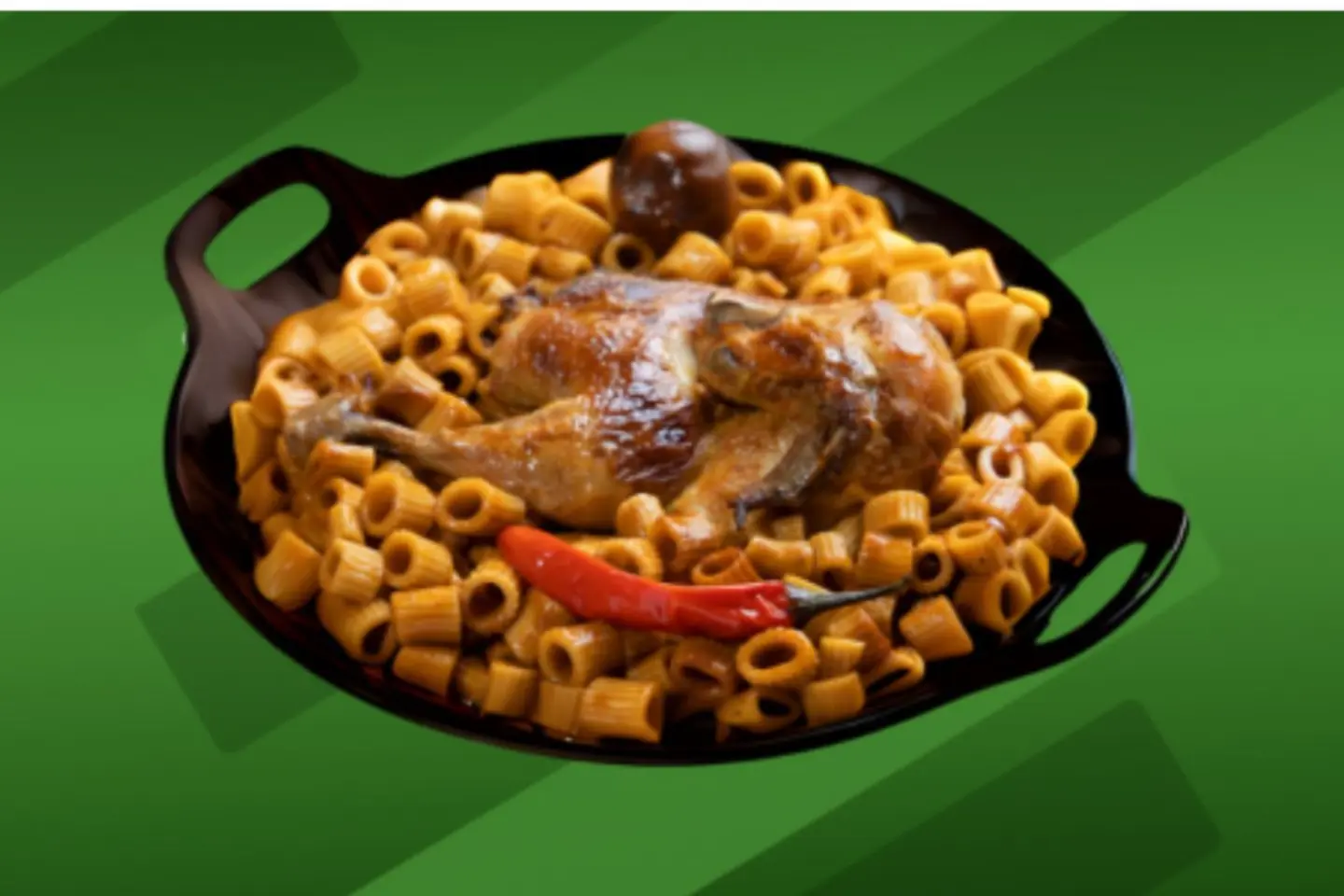 مكرونة حمراء - حبة