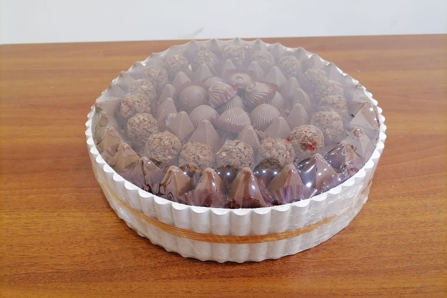 صينيه شوكلا بلجيكي  - صينيه بيضاوي