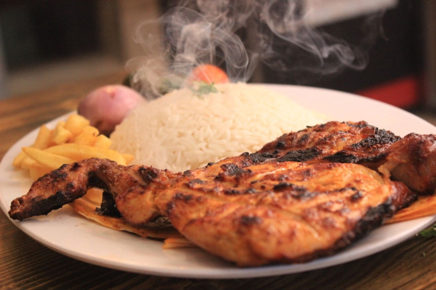 دجاج علي الفحم بدون أرز - نص حبه