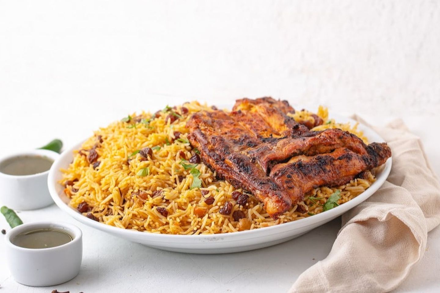 دجاج على الفحم - نص حبة على الفحم بشاور