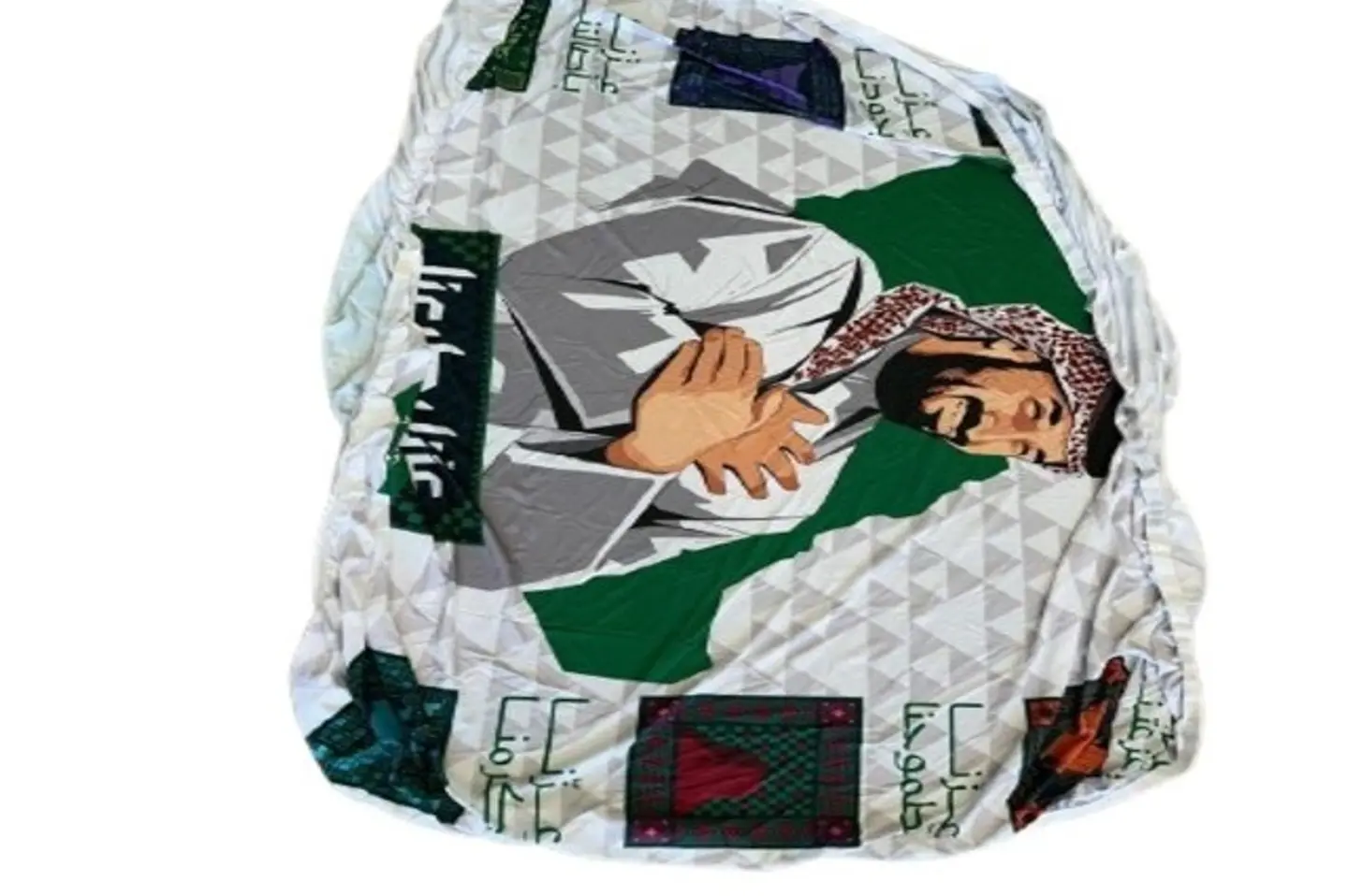 National Day Car Hood Flag 2 - White