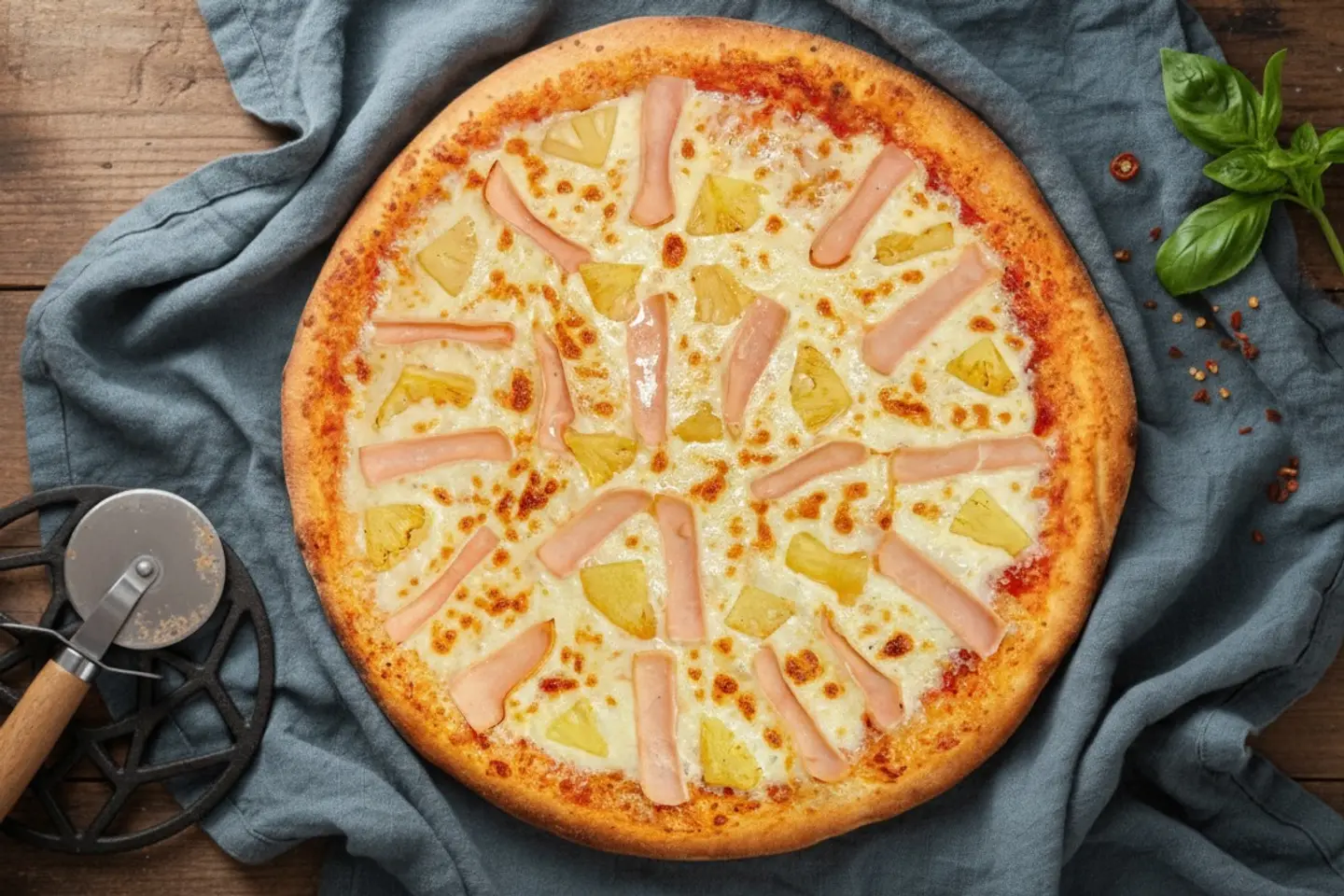 Hawaiian Pizza - Medium Size