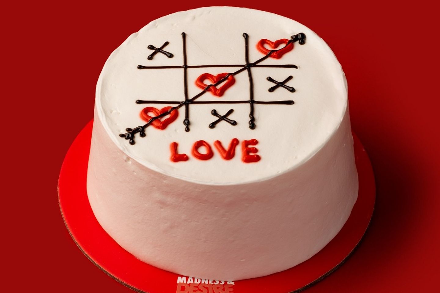 Tiny Cake Valentine B - Vanilla With Sprinkles