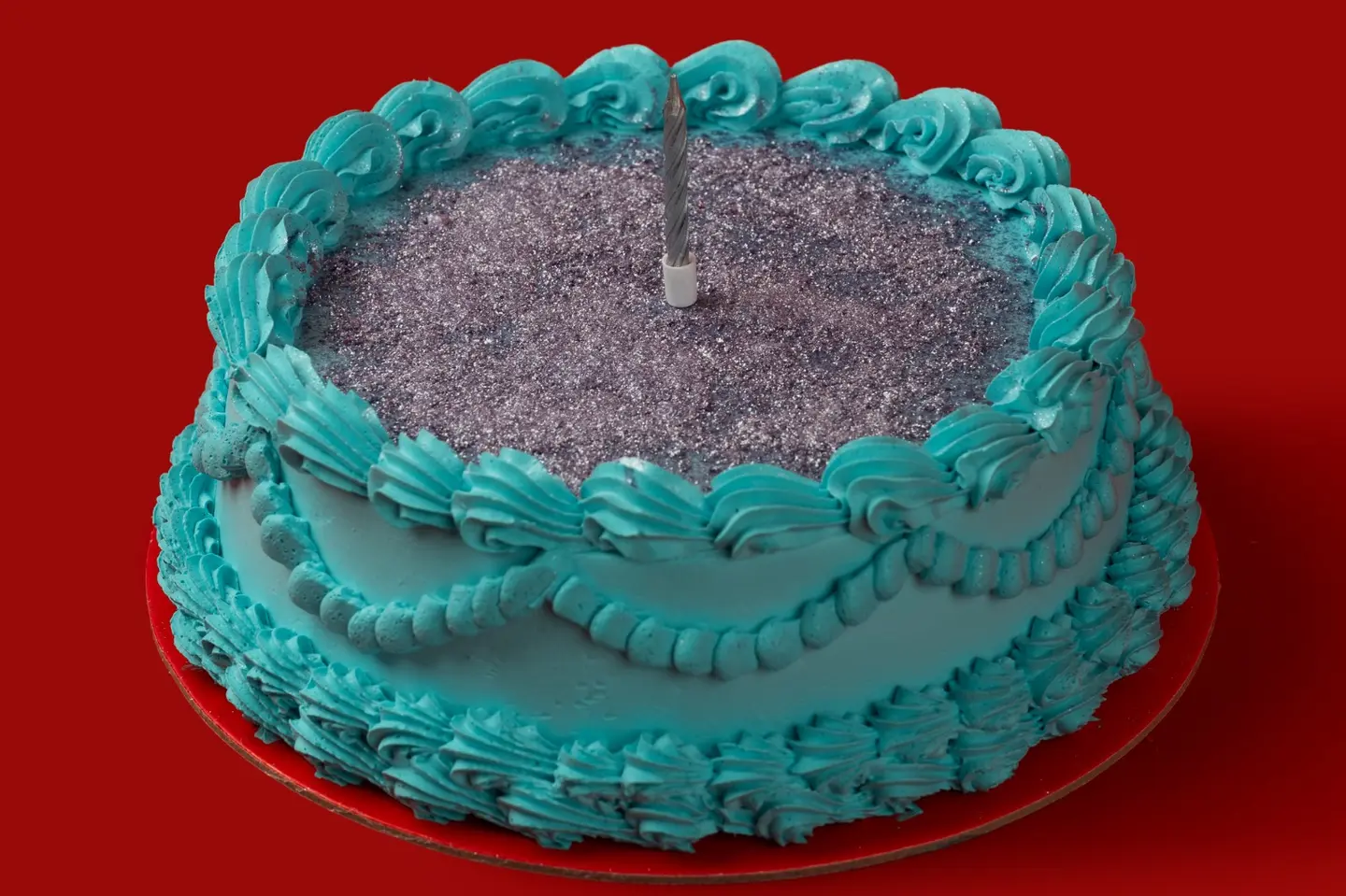 Glitter Cake - Vanilla With Sprinkles