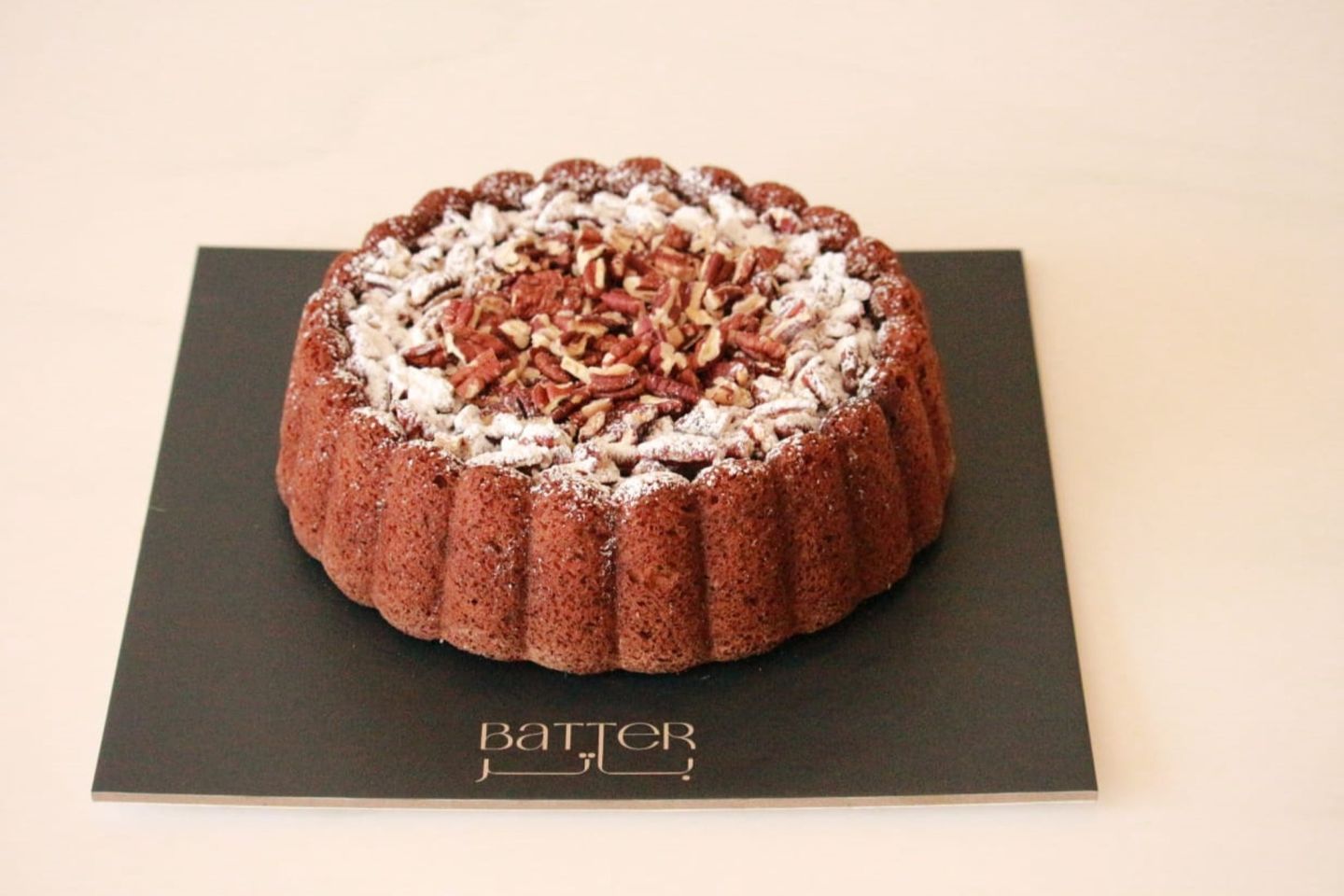 Banana Pecan Bund Cake - Slice Cake