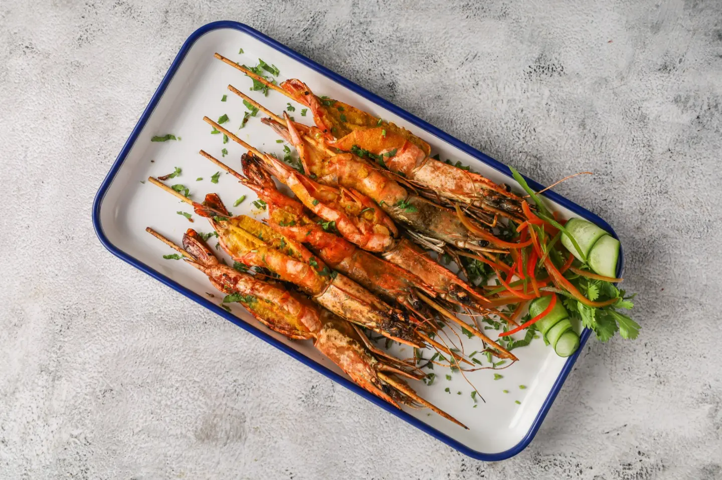 جمبري جامبو مشوي - كيلو