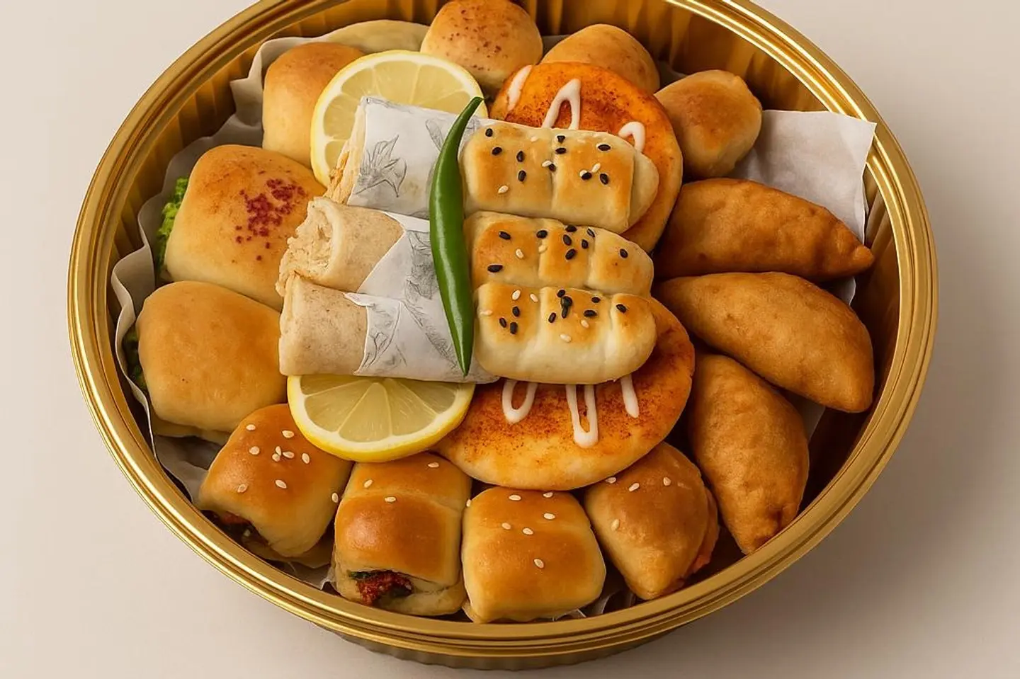معجنات منوعة ريفية - وسط
