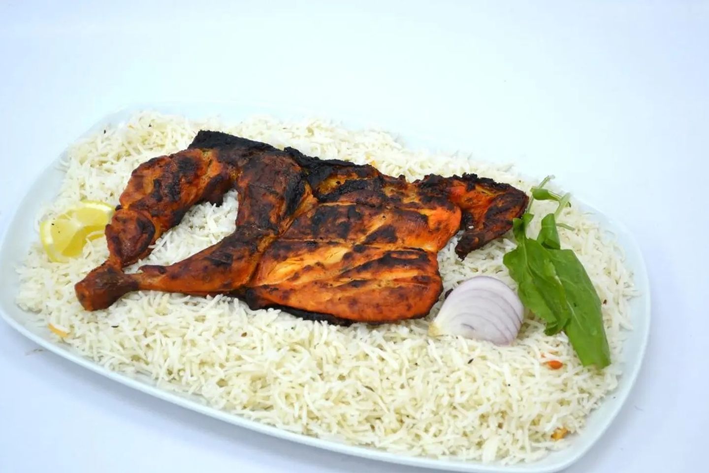 نص على الفحم - بدون الارز