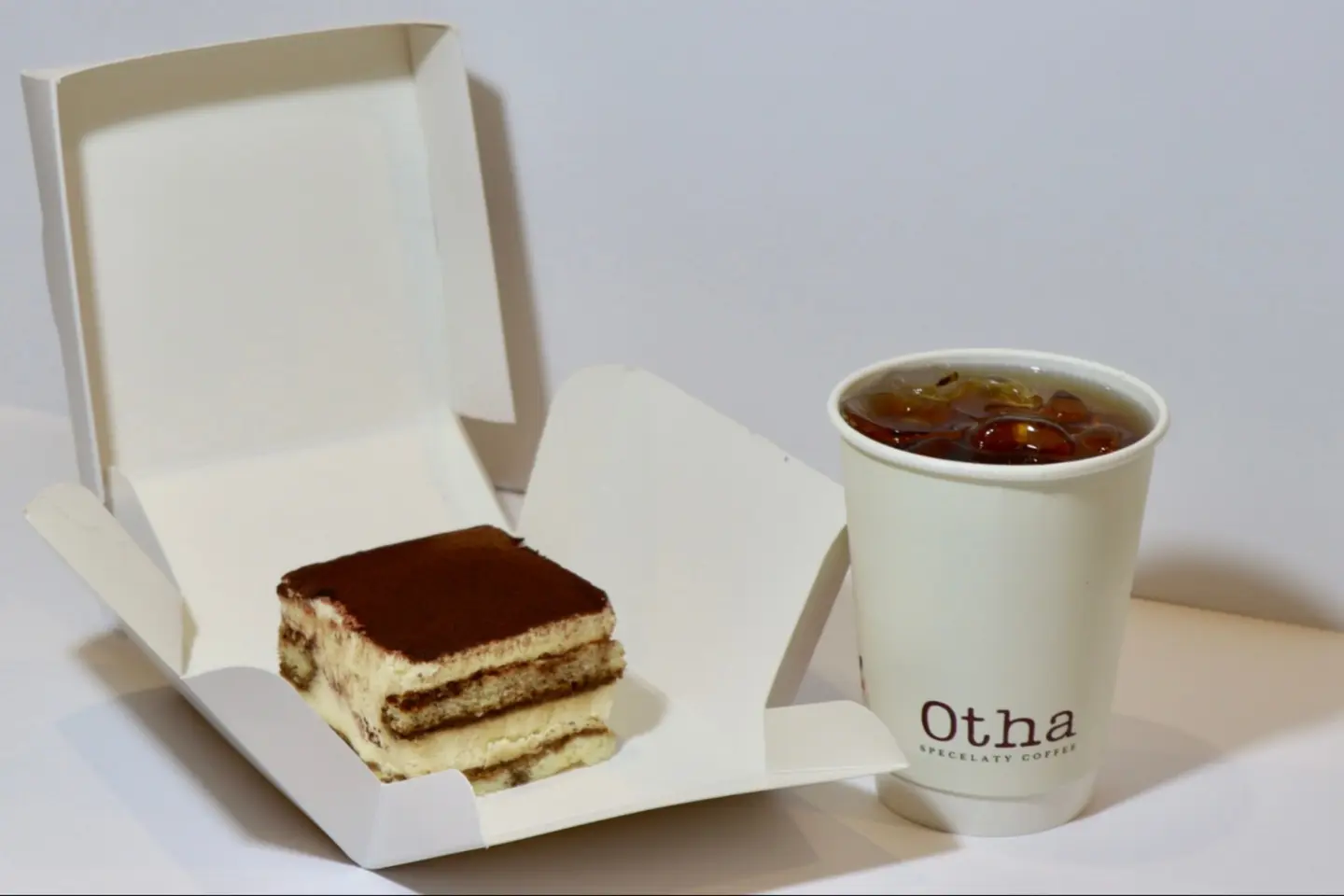 Tiramisu With Coffee Of The Day - Ice Coffee