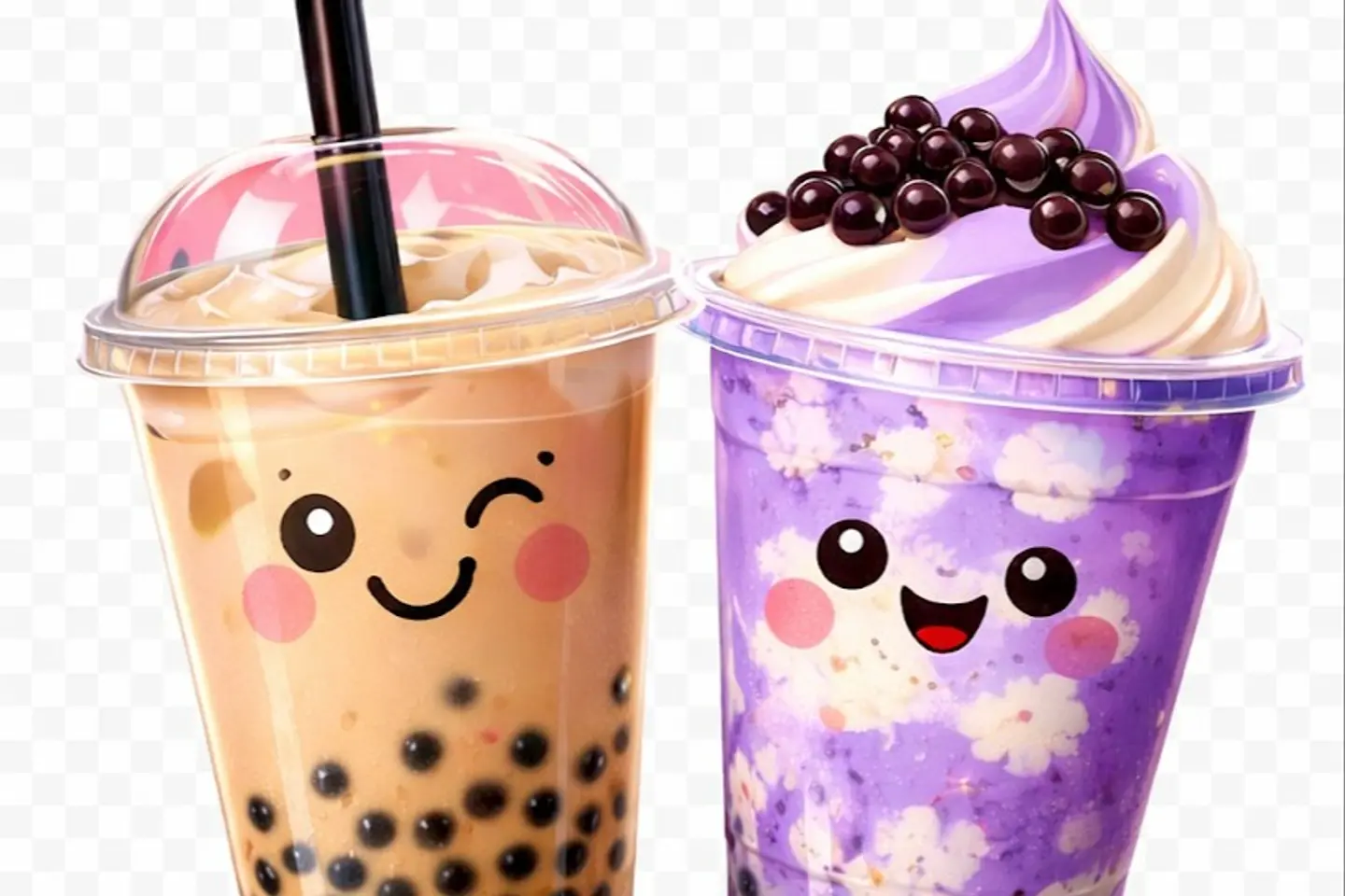 Combo Offer Boba Drink And Boba Ice Cream Write Your Choice In The Comments With The Order - Xx Large 1000 Ml