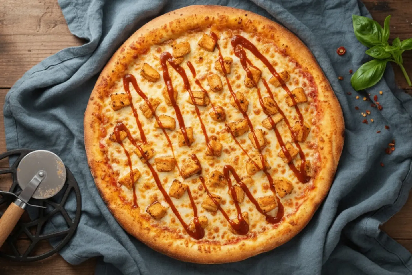 Tandoori Chicken Pizza - Large Size