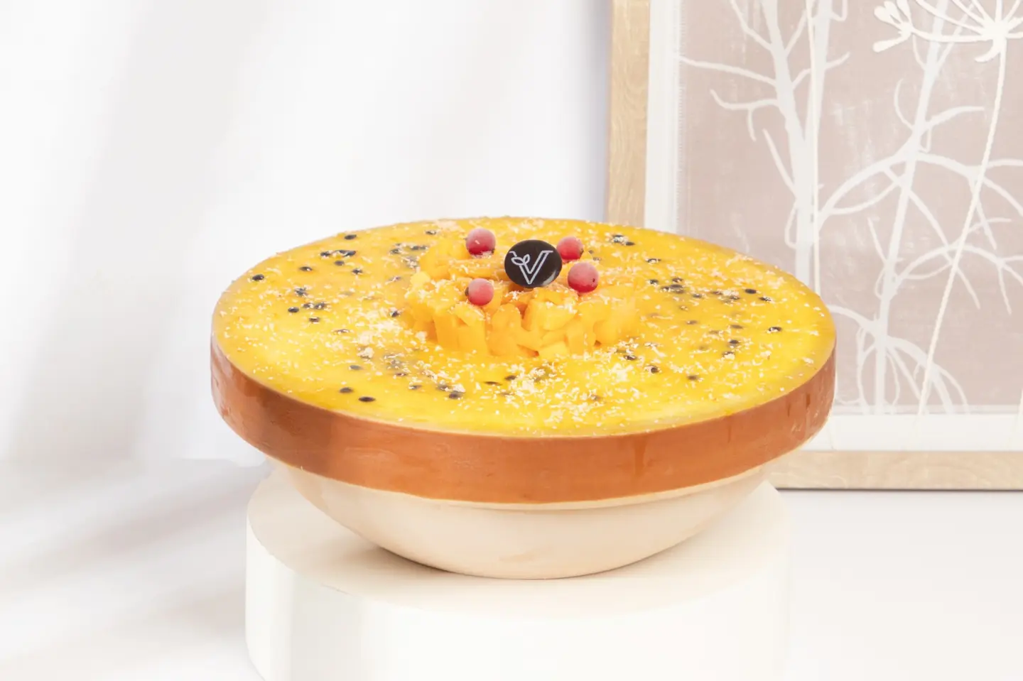 Mango Ice Cream Cake - Large