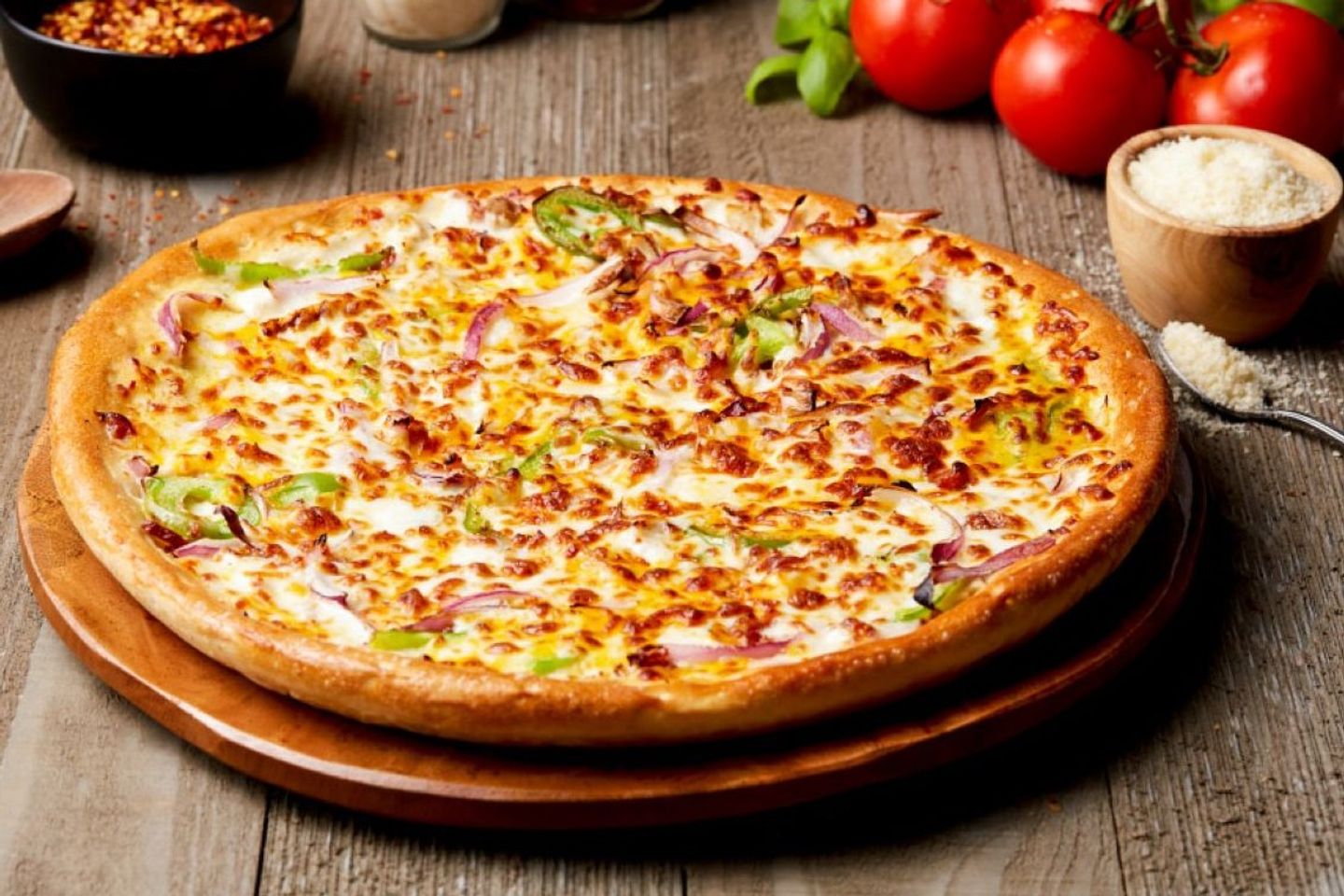 بيتزا الاجبان الاربعة - صغير