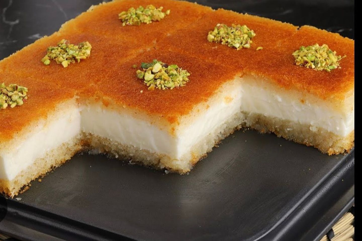 بسبوسة بالقشطة - ربع كيلو