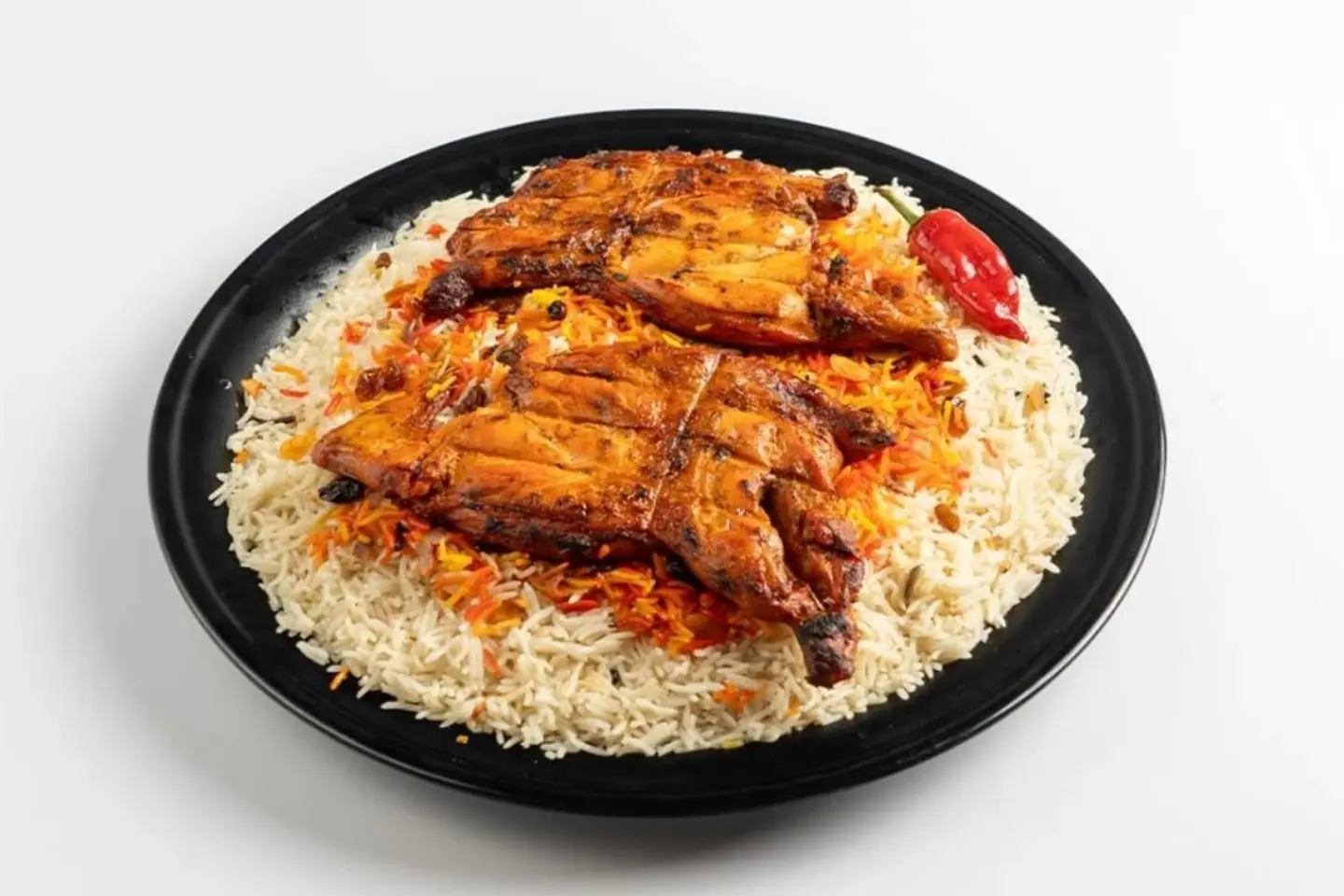 Grilled Chicken - Whole Chicken With Rice
