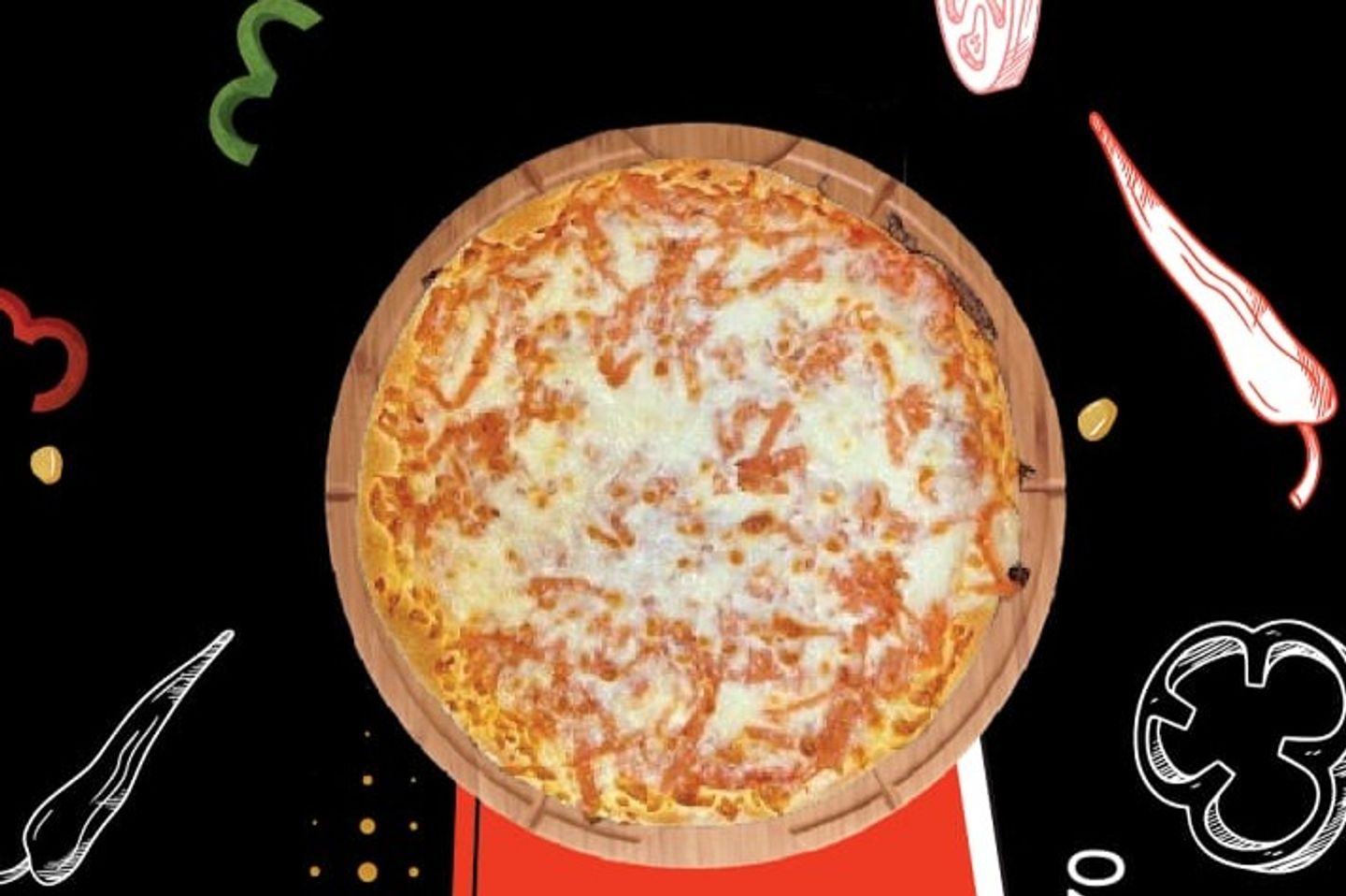 Pizza Mortadella - Pizza Mortadella Small