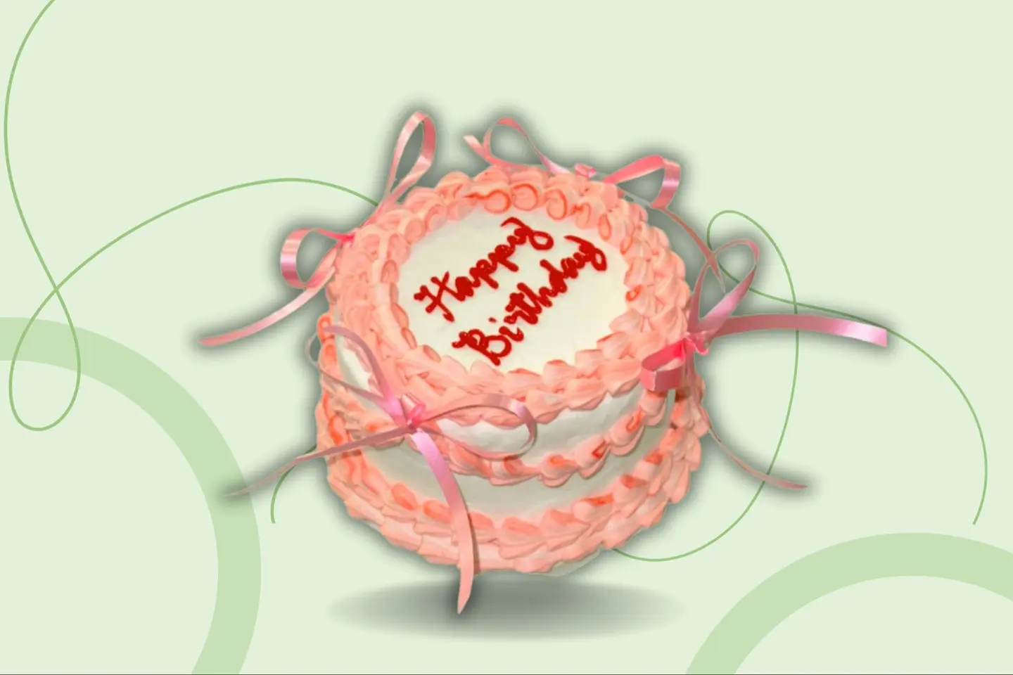 Ribbon Cake - Small Cake