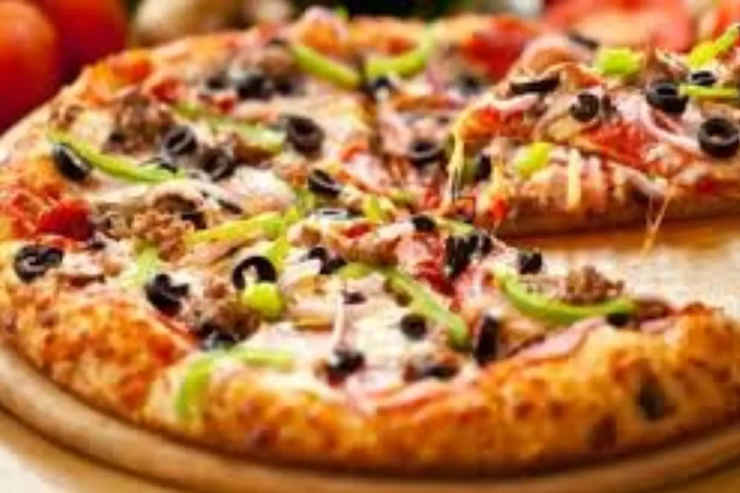 بيتزا خضار - صغير