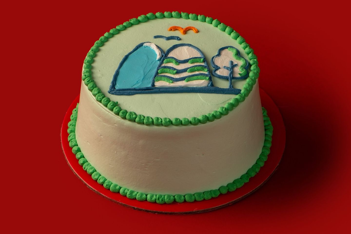 National Day Tiny Cake - Mango