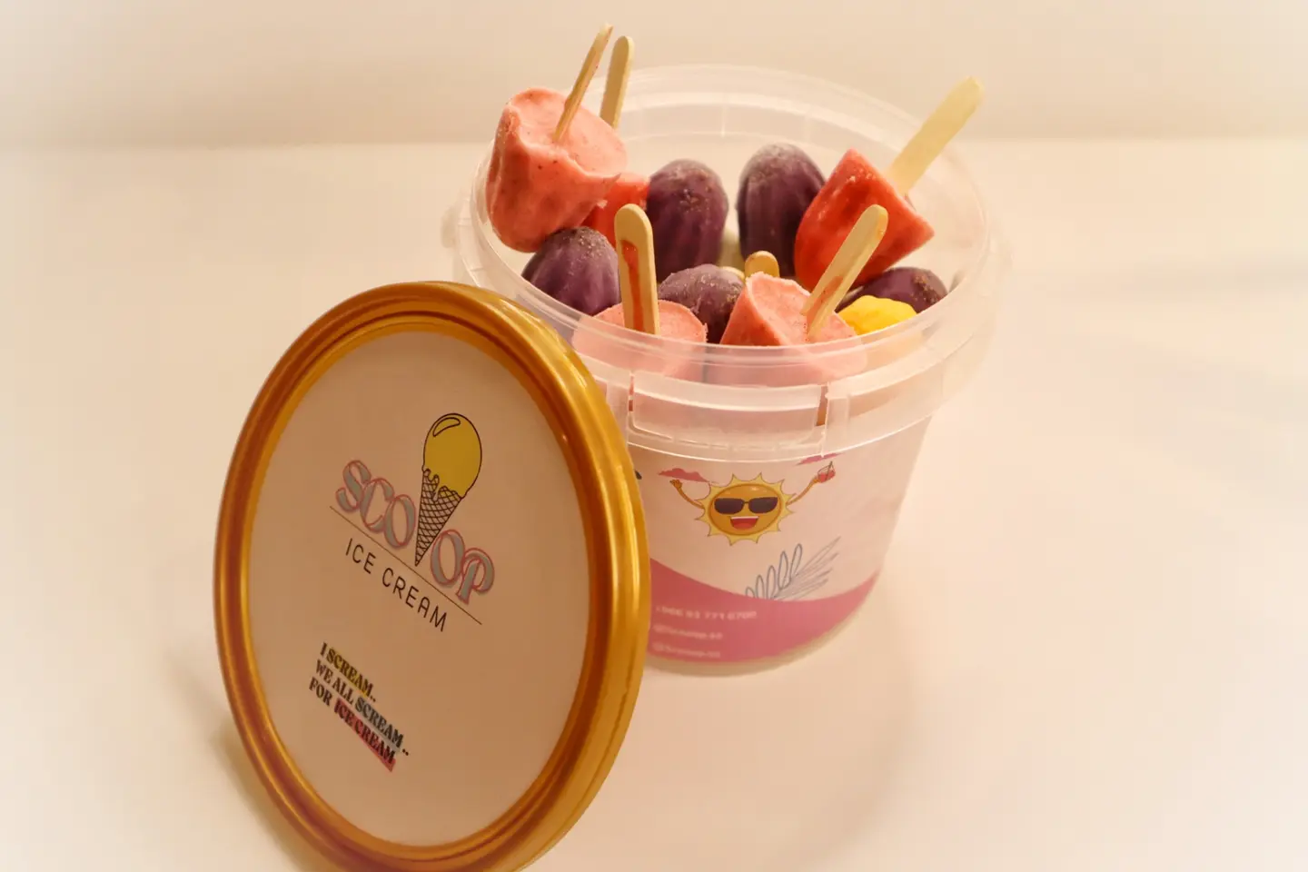 Mini Popsicle Ice Cream - 20 Pieces