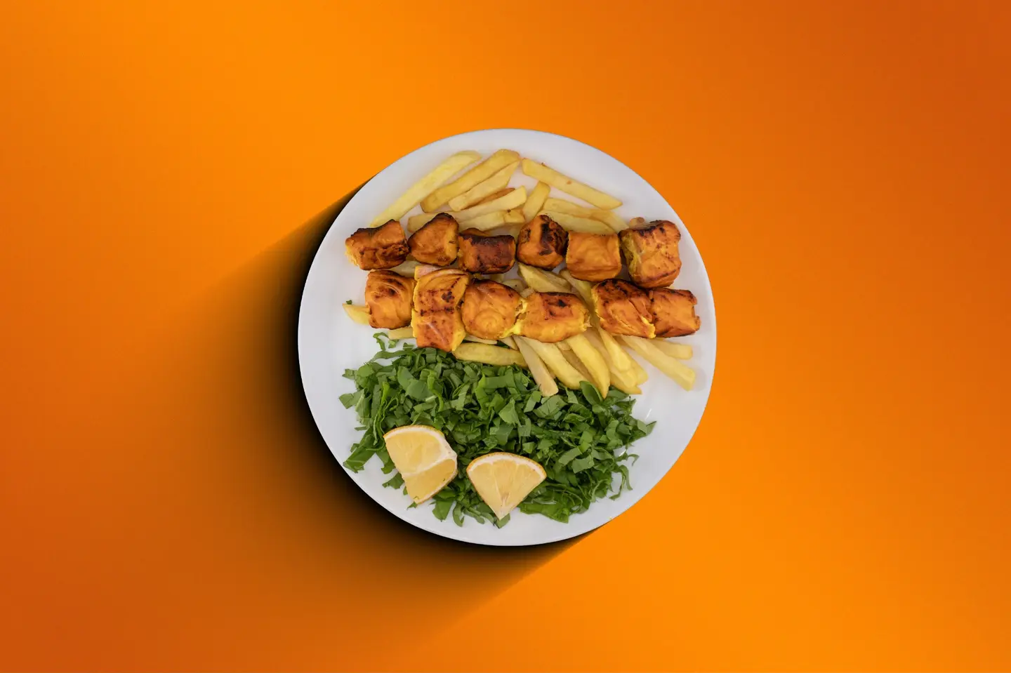 صحن سالمون مشوي - صغير