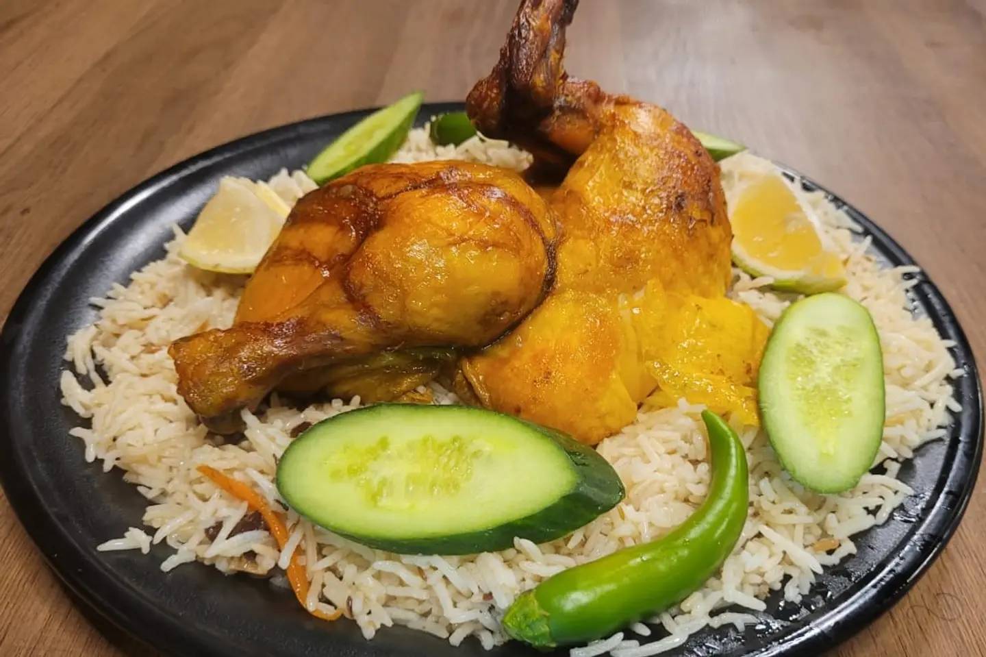 دجاج شواية - نصف دجاجة شواية