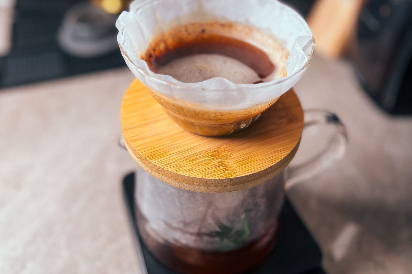 قهوة مقطرة في٦٠ باردة - بن اثيوبي - بارد